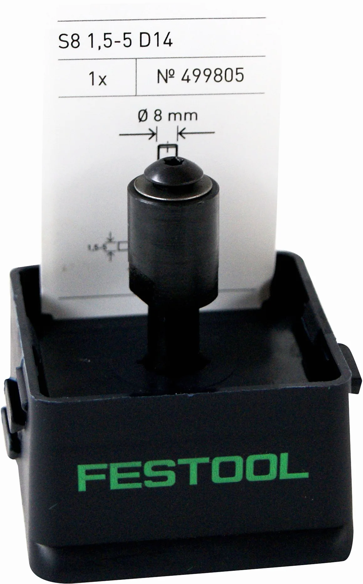 Festool Husillo de fresa S8 1,5-5 D14