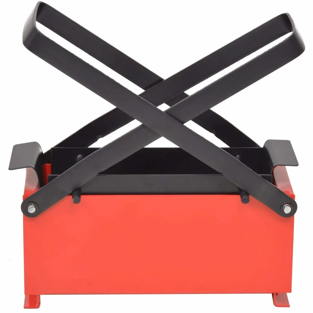 Prensa para Hacer briquetas con Papel 34x14x14 cm Acero | Madera Dura Quemado Largo, Carbono Neutral, Briqueta Eco-Log - Ideal para chimeneas, Estufas, fogones, Estufas, chimneas