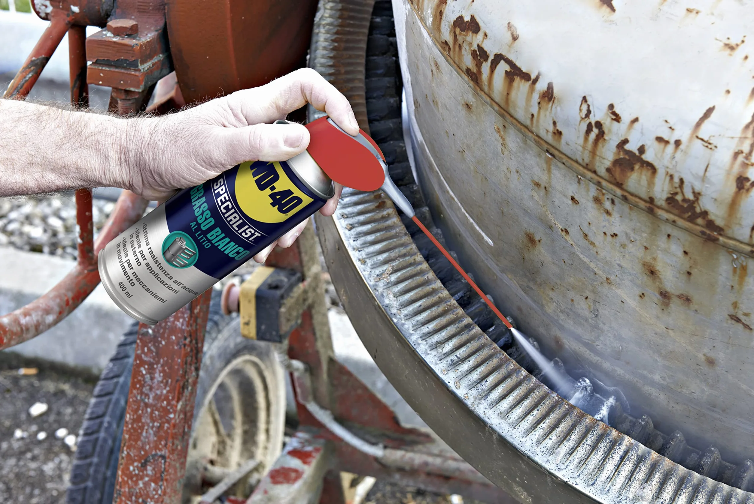 WD-40 Specialist Grasa blanca de litio Spray 360º 400 ml