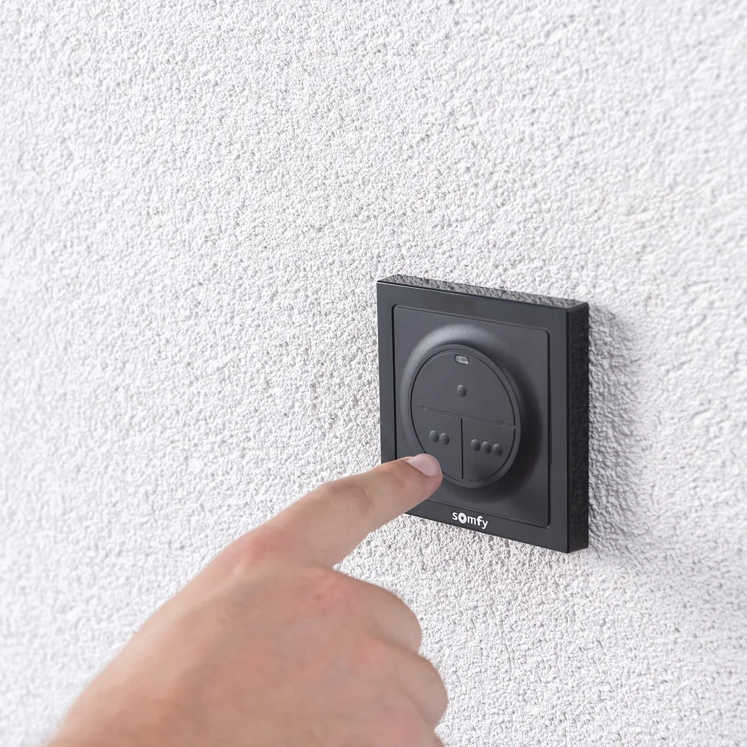 Somfy 1870781 - Mando de pared para radio RTS (3 motorizaciones RTS) - Inalámbrico - Impermeable