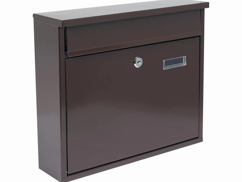 VOREL 78577-310x360x100mm buzón de color marrón