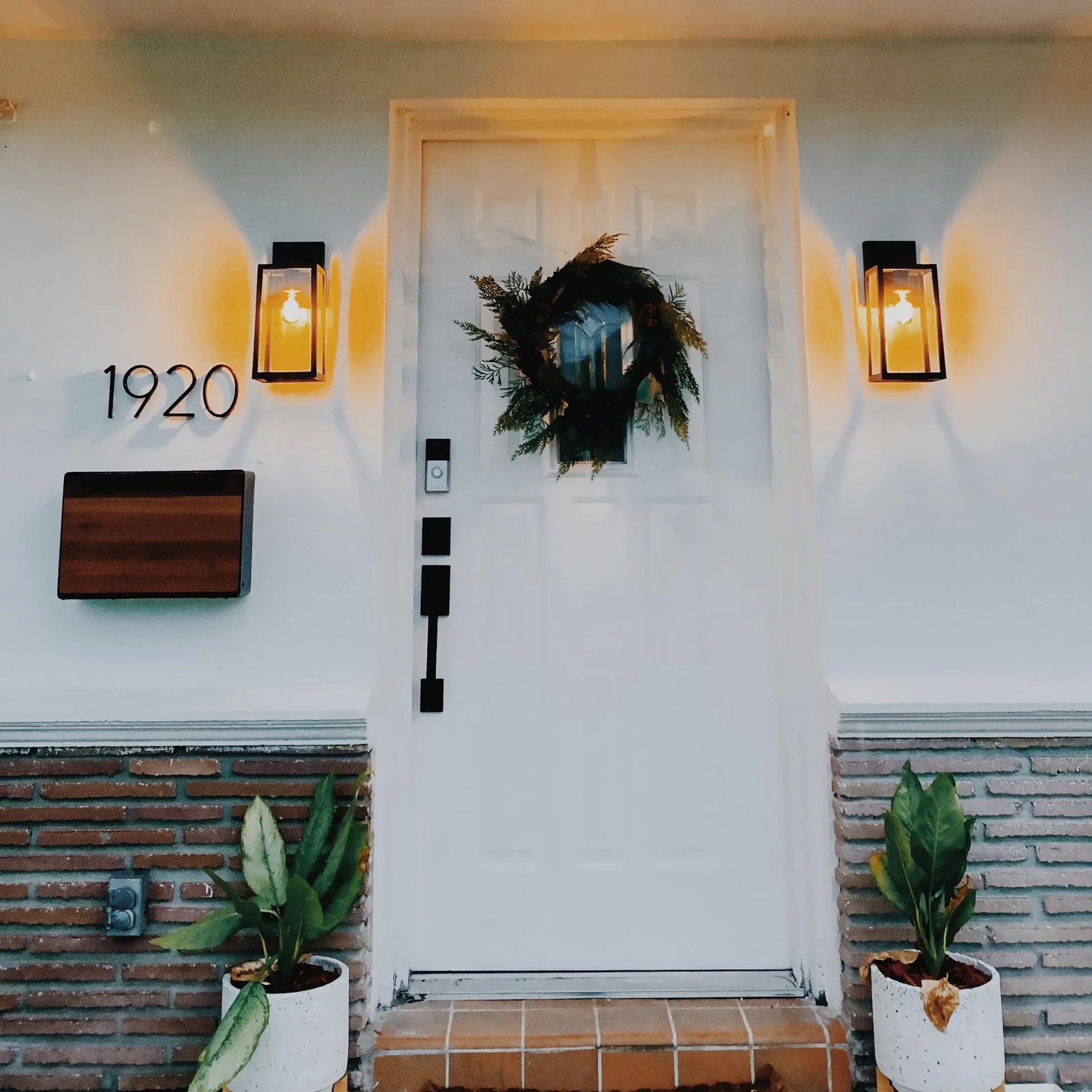 HASWARE Número De Casa Flotante: 5 Pulgadas (12cm) Números De Puertas Modernos - SeñAlizacióN Para La Oficina De Correos De La Calle (0, Negro)