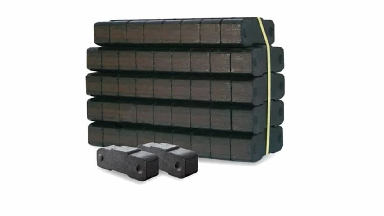 Briquetas de carbón 25 kg Lausitzer Energie Kienbacher para chimenea calor