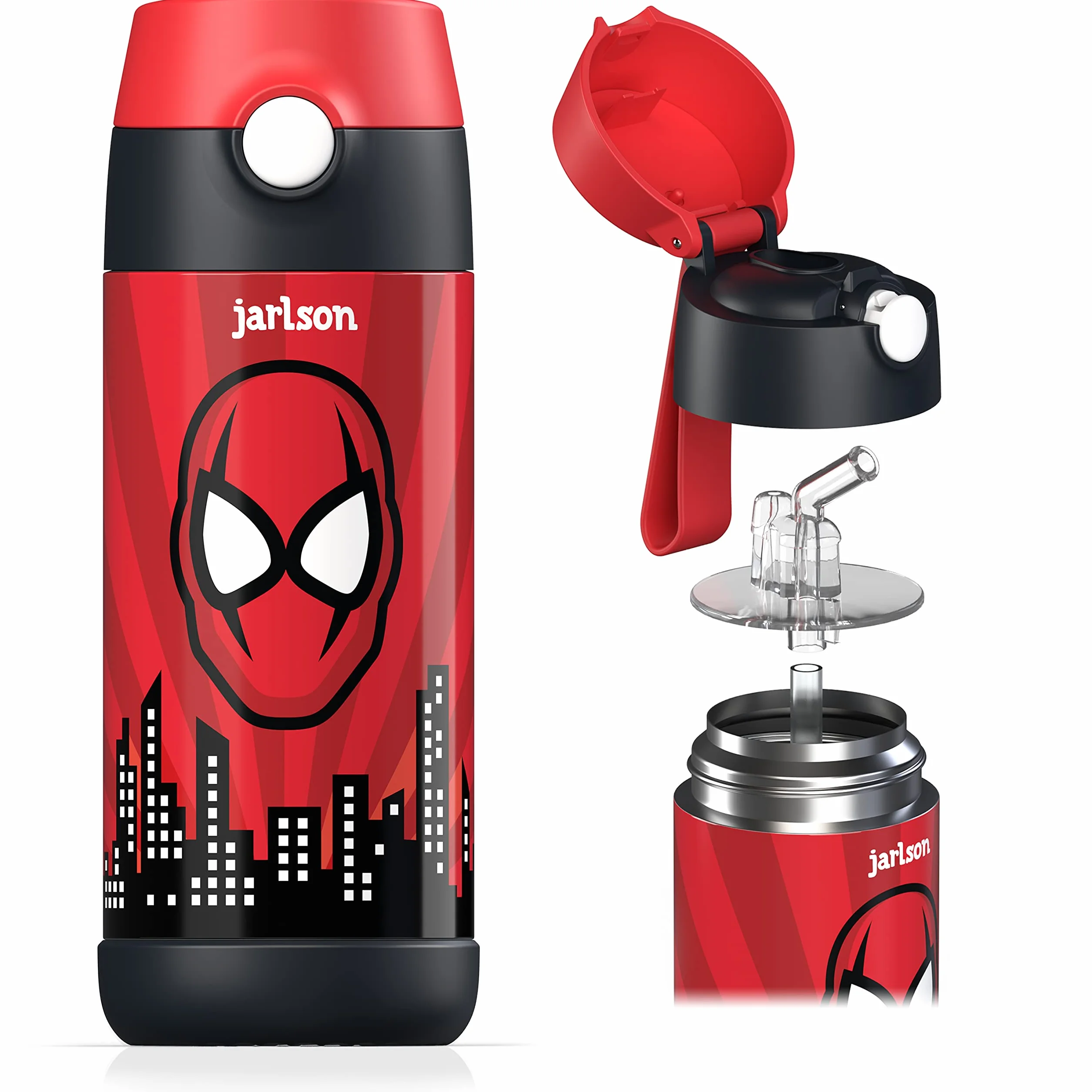 Botella Agua Niños Niñas CHARLI Acero Inoxidable Sin BPA - Garrafa Térmica Infantil 350ml