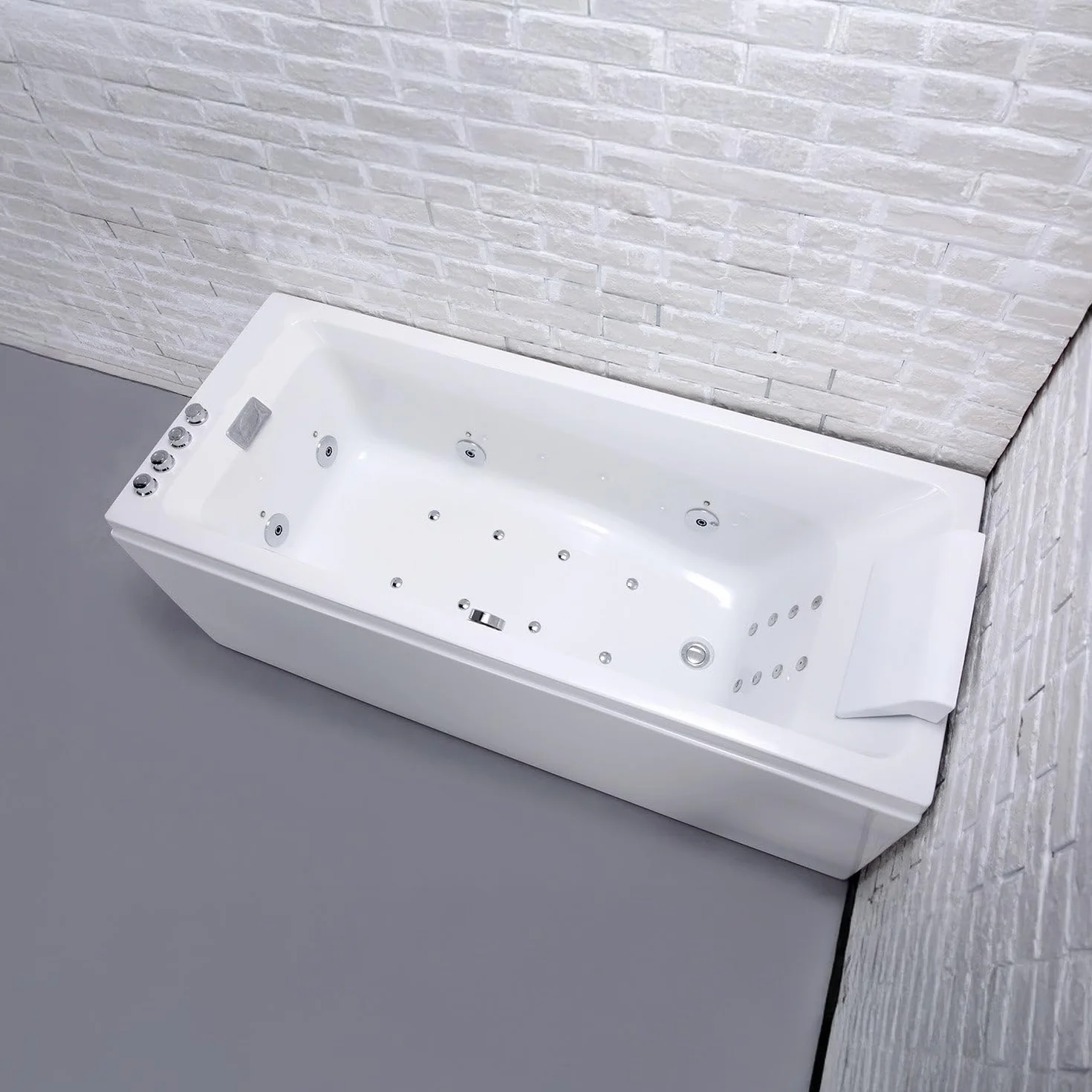 SPALINA TENZO Wave - Bañera de hidromasaje Clásica L. 170 x l. 70 cm