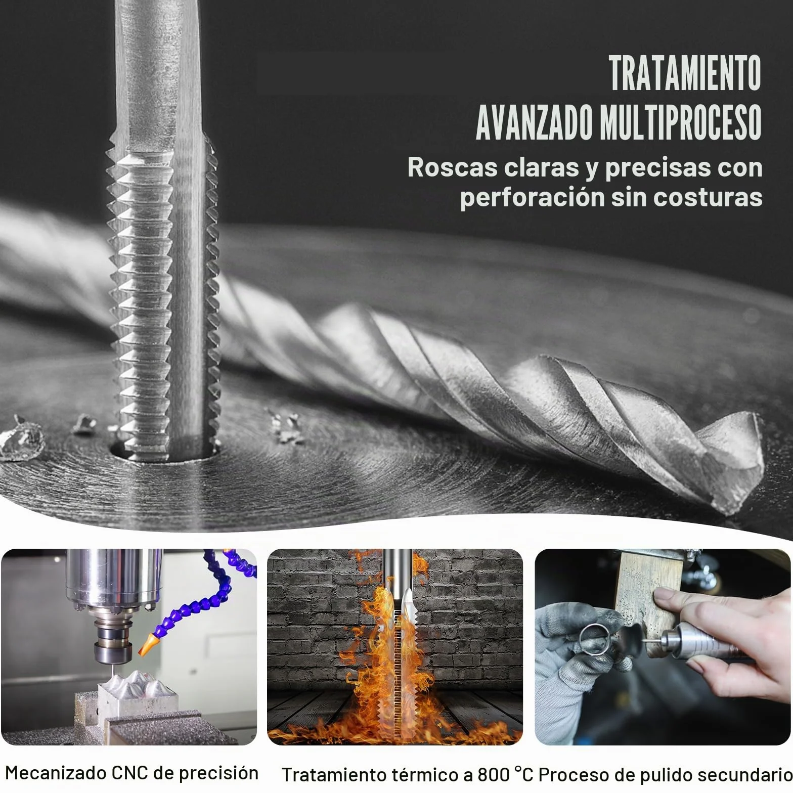 VEVOR Juego de Machos y Terrajas 80 piezas M3-M12 Métrico y SAE de Acero Kit de Machos y Troqueles con Maletín de Transporte Portátil Herramientas para Construcción Reparación de Automóvil Fontanería