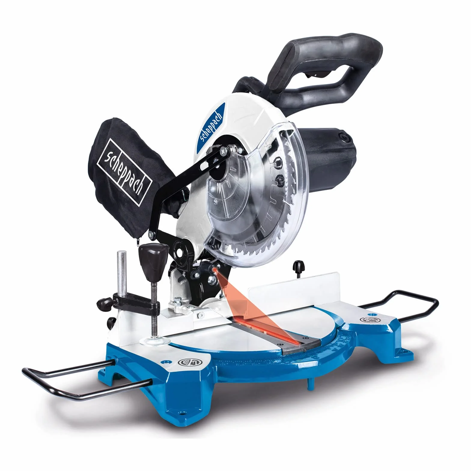 Scheppach - 3901105915 - HM80L Ingletadora con laser 8' 1,50 kW 220-240 V 50 hz-SP