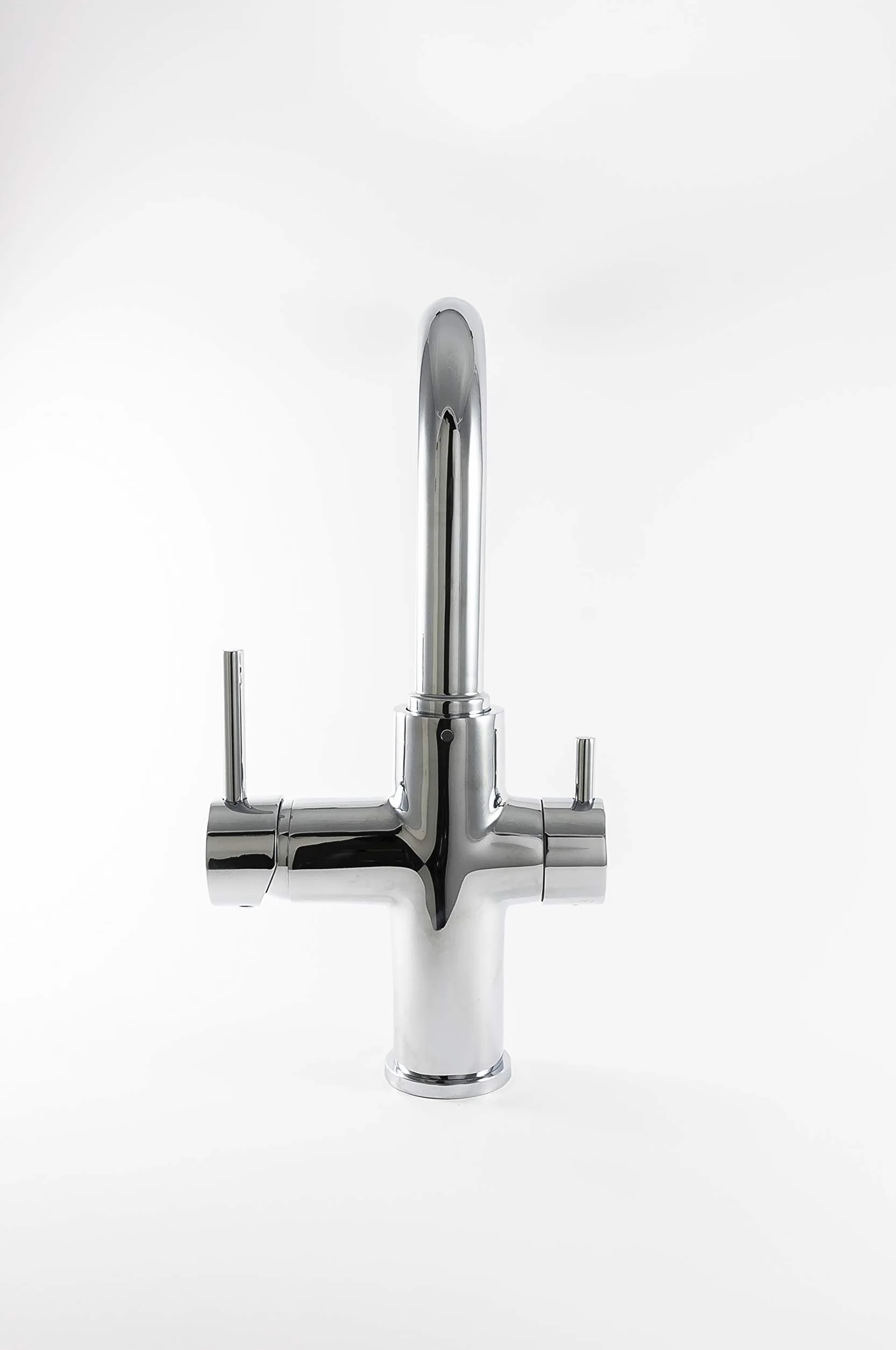 Clever 99684 Grifo de Cocina Monomando Agua Tratada Caiman Econature, Cromado