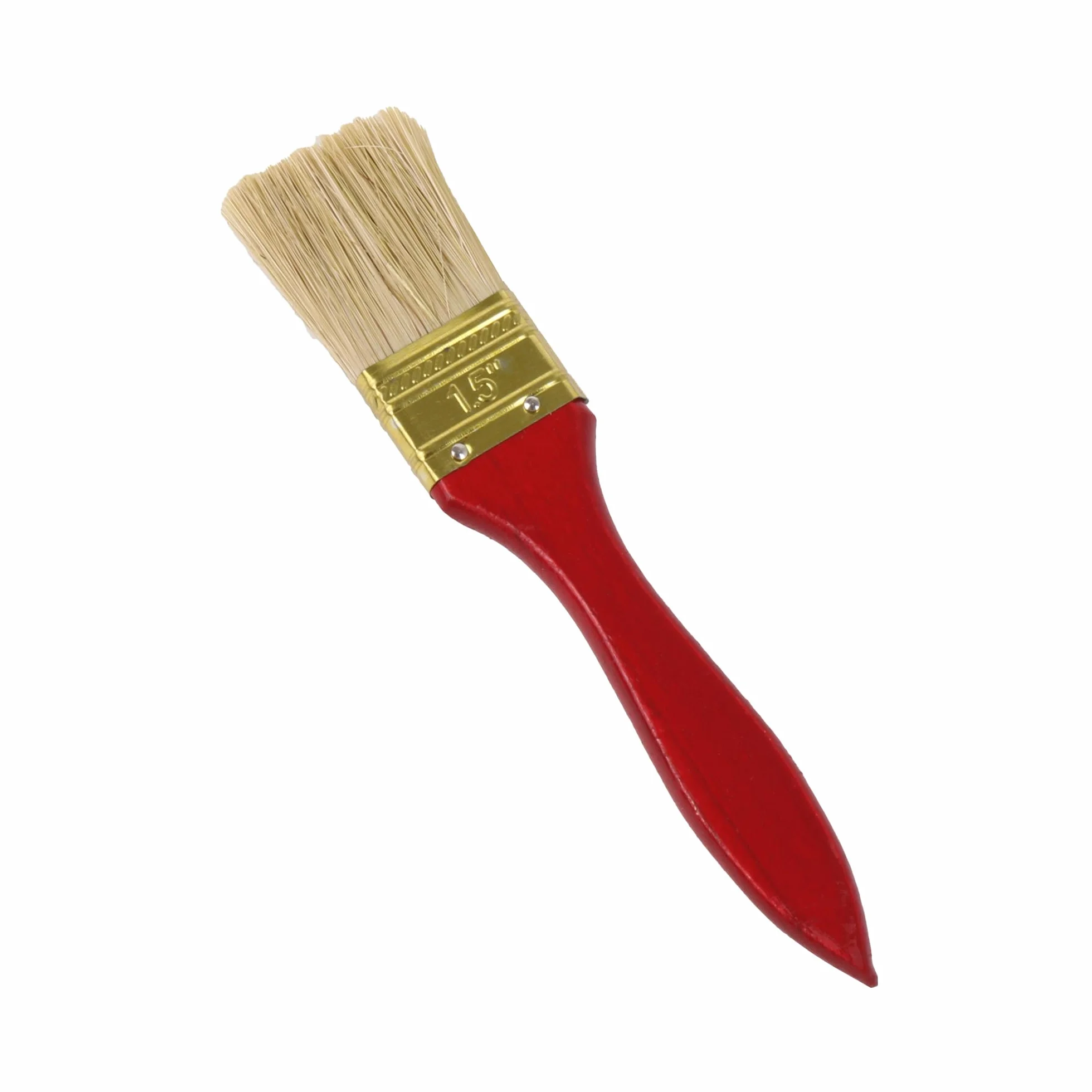 1 juego de 40 pinceles de pintura con mango de secoya de 1.5 pulgadas con cerdas gruesas para uso en interiores y exteriores