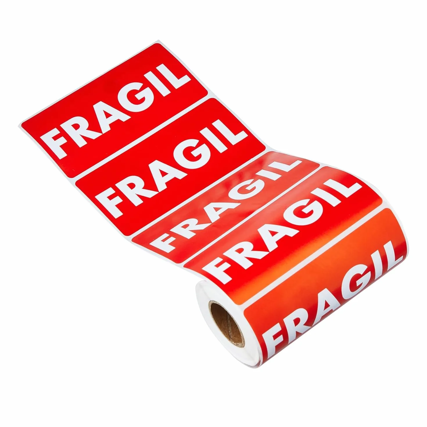 Etiquetas Frágil para Envíos 200 uds. 10x5 cm Pegatinas Adhesivas Logística Transporte Material de Oficina