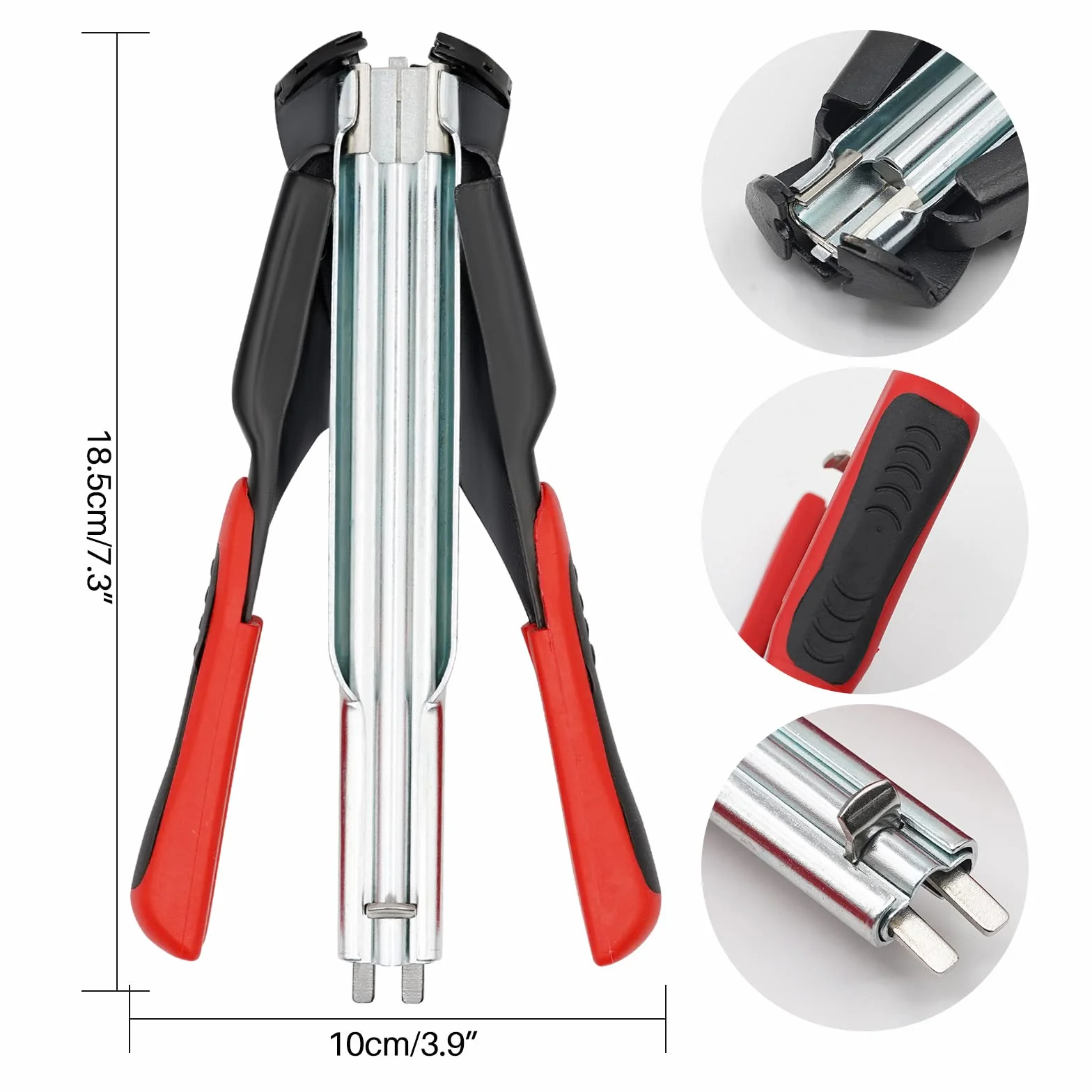 Alicate Para Alambradas Con 2500 Clips C, Juego De Alicates De Anillo De Cerdo, Grapadora Para Cercas, Jaulas Para Animales, Jaulas Para Pollos Vallado, Tenaza Cercas