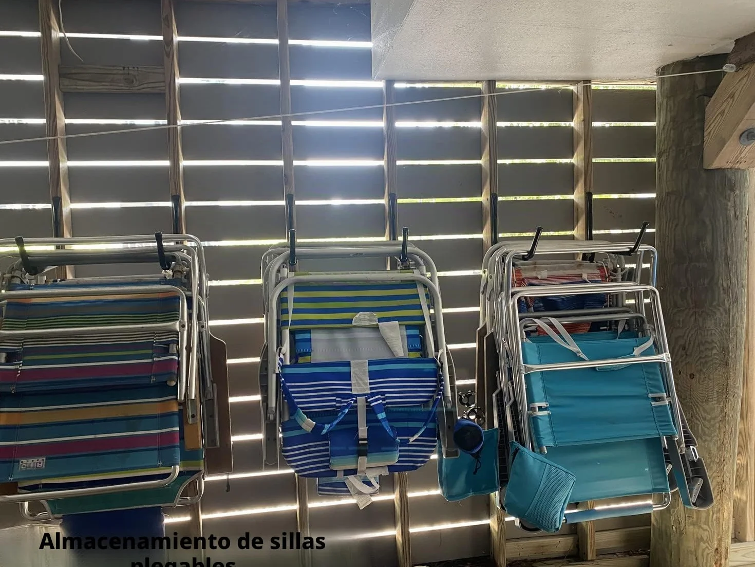 Ganchos de garaje, ganchos de garaje resistentes de 10 pulgadas, ganchos de almacenamiento de montaje en pared para herramientas de jardín, escaleras, bicicletas, artículos voluminos