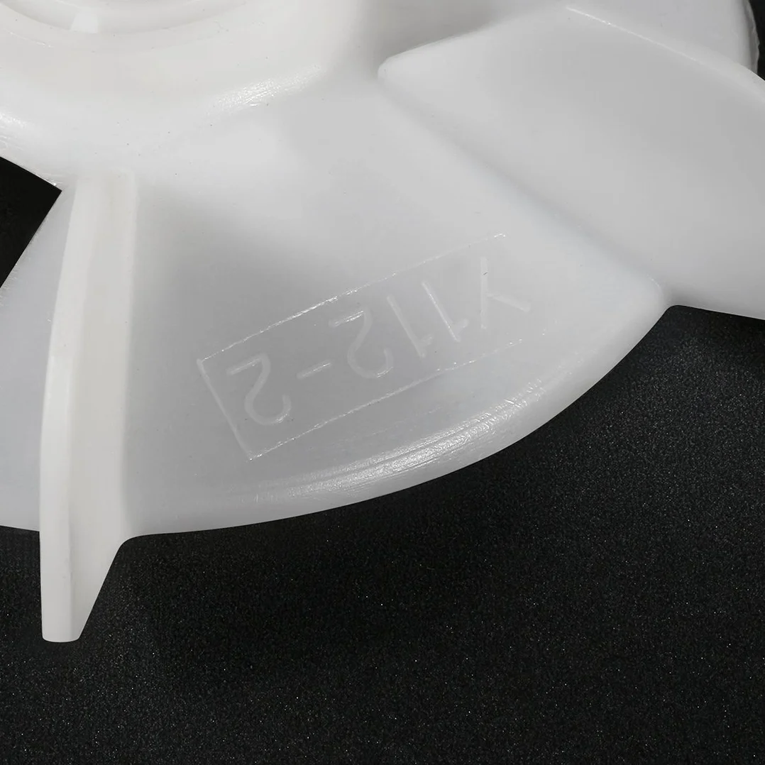 sourcing map 1Pcs 150 * 28mm Reemplazo de eje redondo Blanco 6 Paleta del ventilador del motor del impulsor