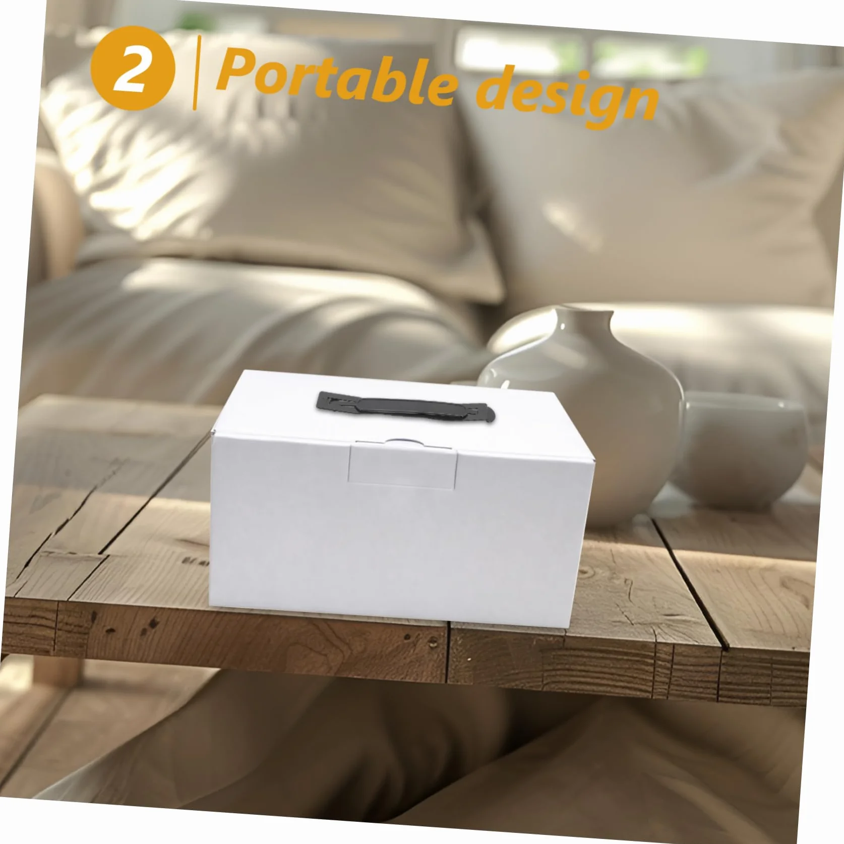 Caja De Cartón Hebilla Asas De Plástico Para Envíos Diseño Moderno