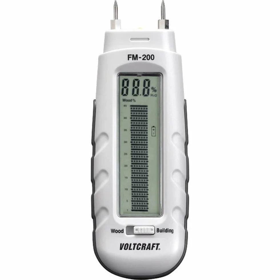 Medidor de Humedad para materiales VOLTCRAFT FM-200 Range de humedad materiales de construcción (Alcance) 0.2 A hasta