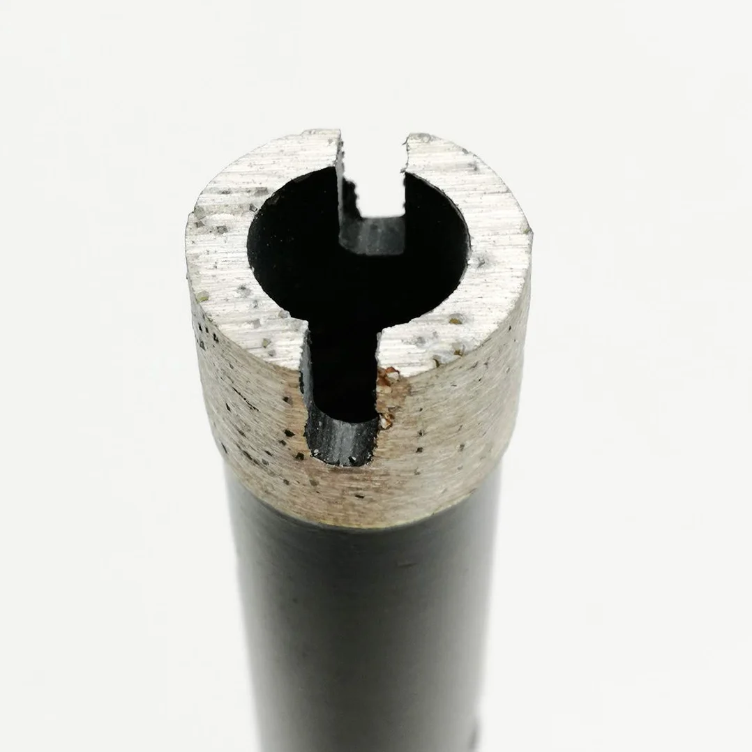 SHDIATOOL Broca de Diamante 2 Piezas 14mm Soldadura para Perforación Húmeda Granito Duro Mármol Hormigón Piedra Rosca M14