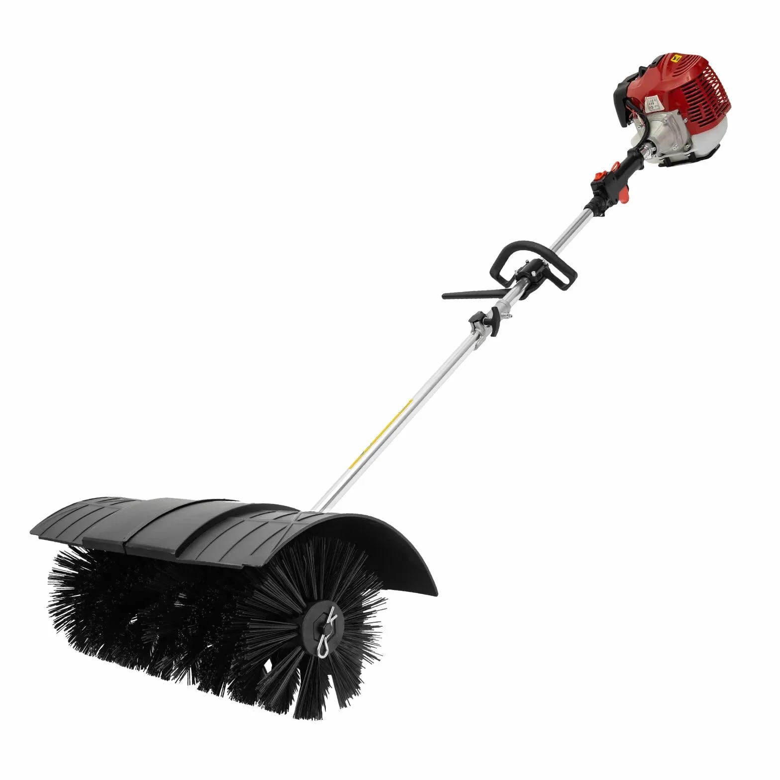Barredora de césped artificial, 43 cc, cepillo eléctrico de gasolina, escoba de mano, entrada, hoja artificial, cepillo de césped de 2 tiempos, escoba al aire libre, barredora de mano de 1,25 kw,