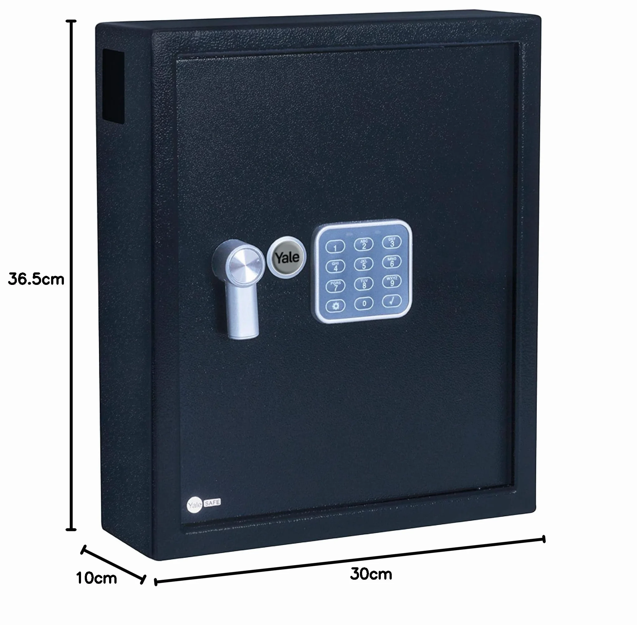 Yale - Caja Fuerte electrónica con 48 Ganchos - Seguridad estándar - YKB/365/DB1