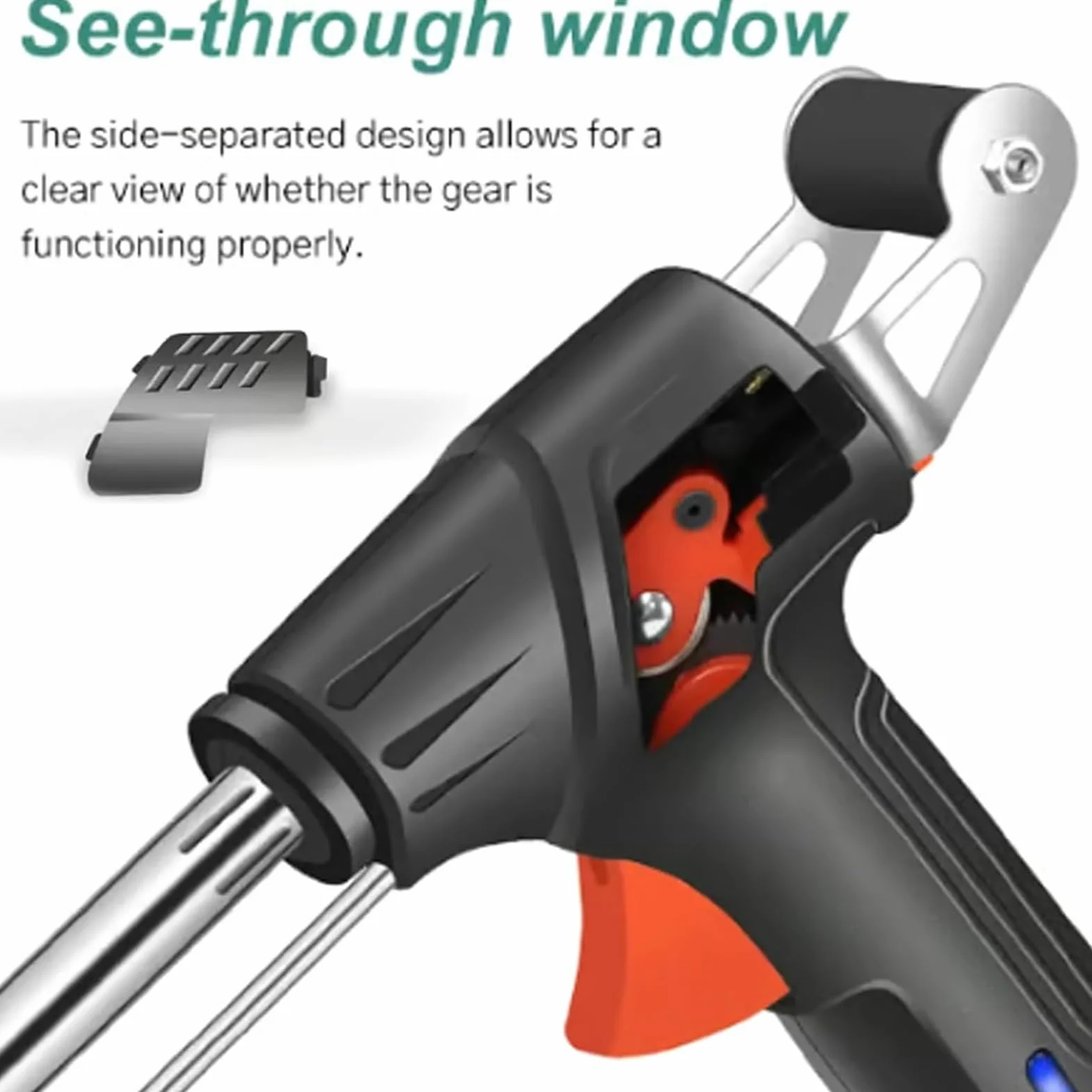 Herramientas de soldadura láser industriales con calentamiento interno, juego de pistola de soldadura multifunción, soldador de mano (Green,External Heat)