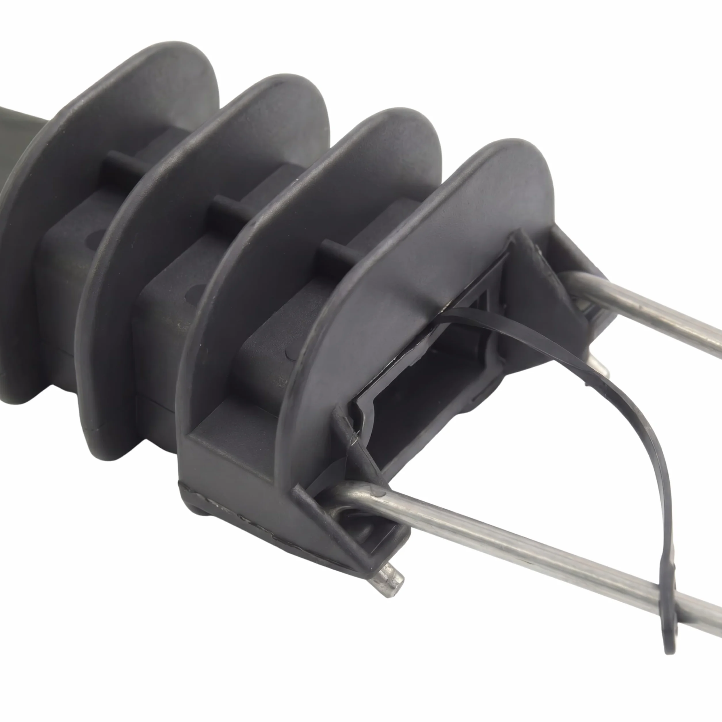 Silex | Pinza de Anclaje PE SXL25 para 4 cables | Tendido Aéreo Exterior | Para Instaladores Profesionales | Amarre Seguro Multicable de 5 a 10 mm | 10 uds