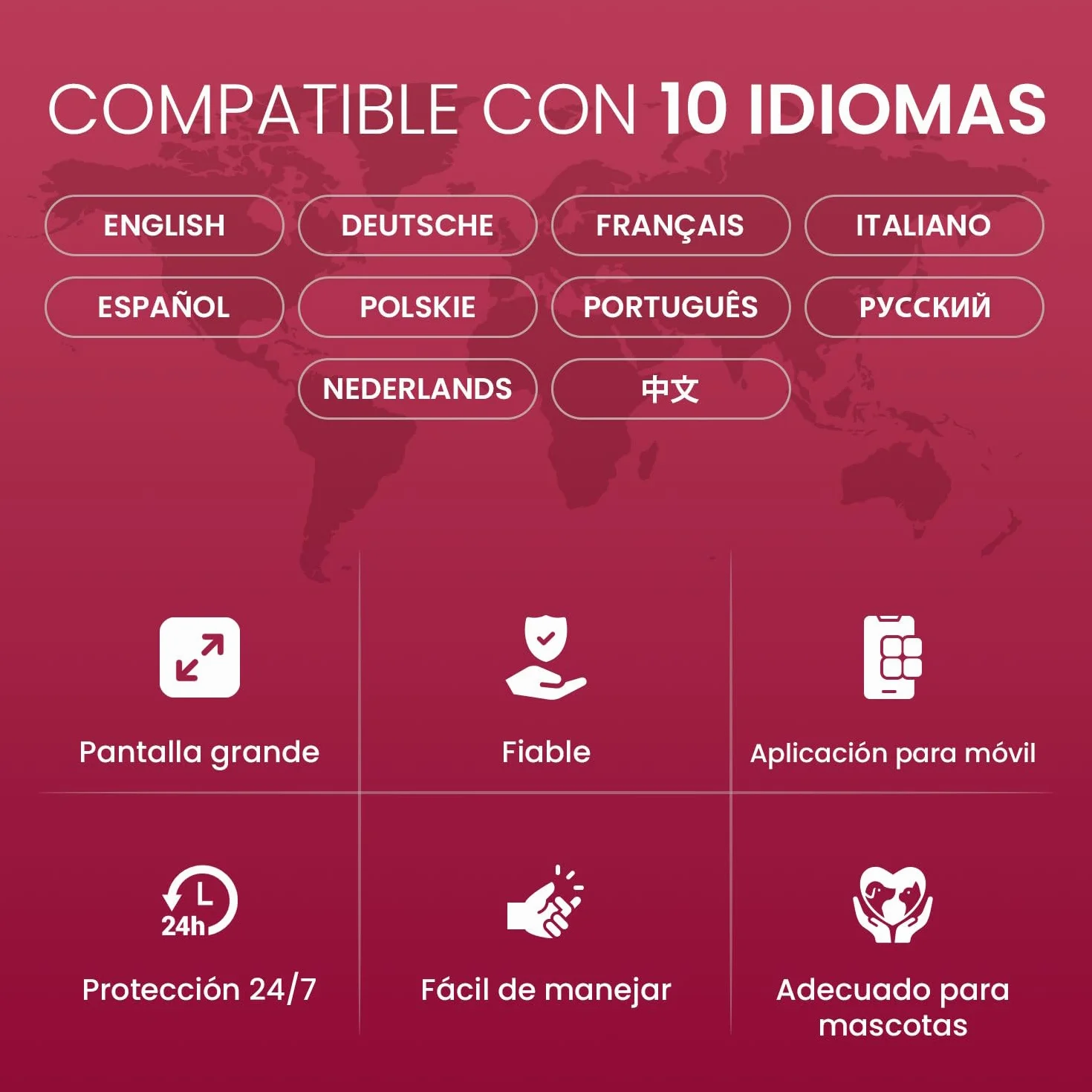 Kit Alarma Casa con Aviso al Movil, Sistema de Alarma para Casa WiFi y 4G gsm sin cuotas con Pantalla Táctil 4.3” y Batería de 1500 mAh, Aplicación Tuya Smart Life, Alexa, SQ4324C