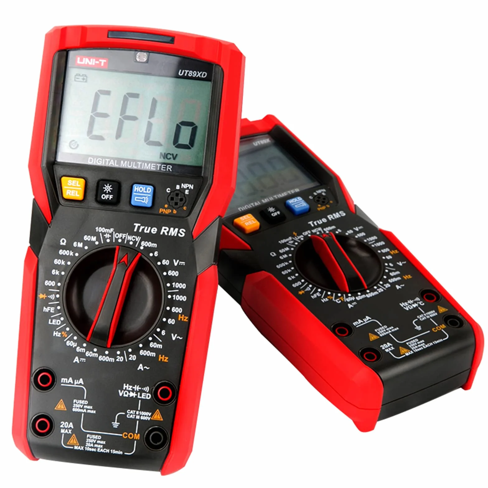 UNI-T UT89X Digital Multimeter Professional tester True RMS AC/DC 1000V 20A Voltage Current Temperature Conductance Meter (UT89X)