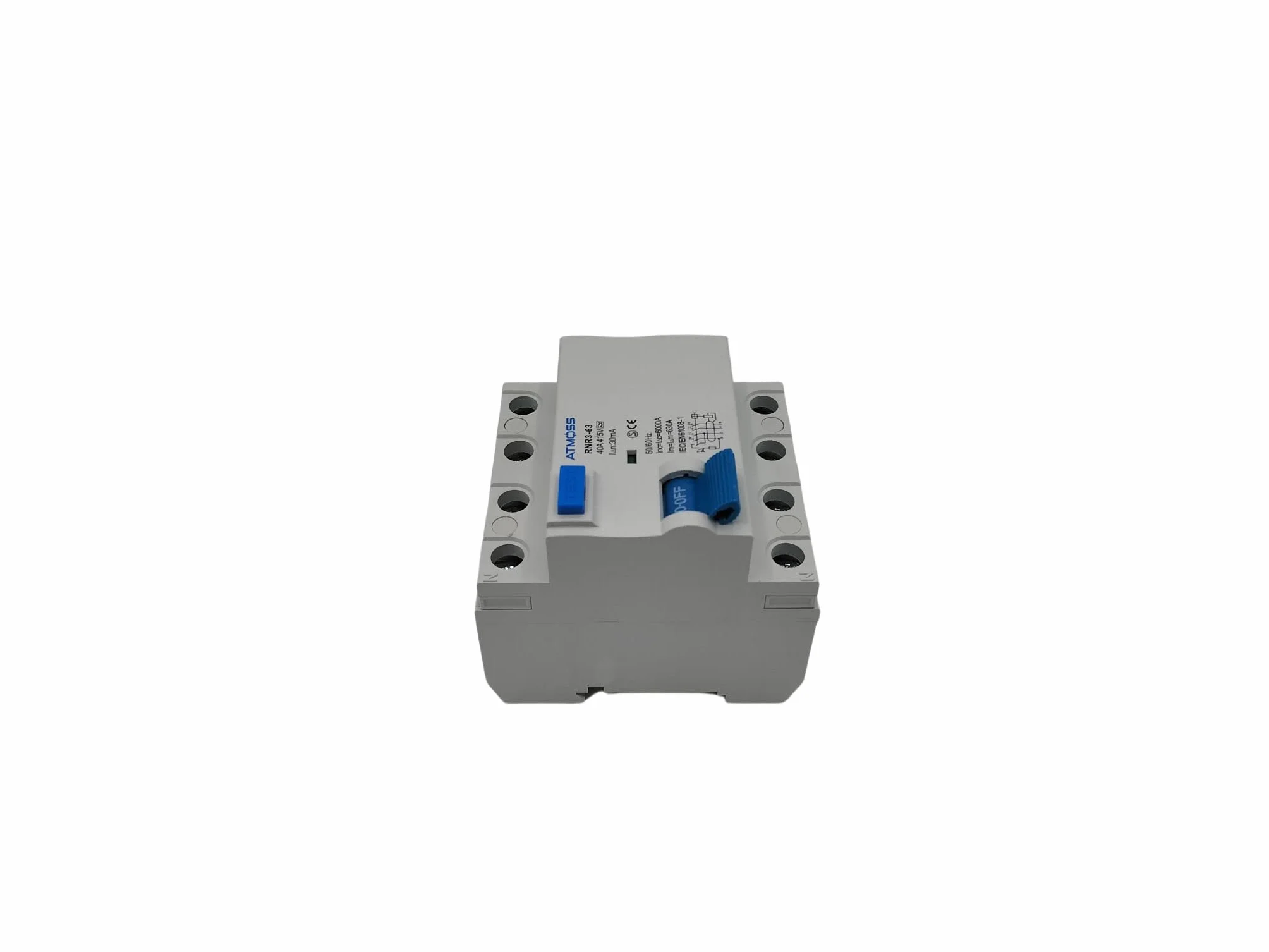 Interruptor diferencial superinmunizado SI, 30 mA, 4P, 40 A, Clase A y 6kA RASMACOR
