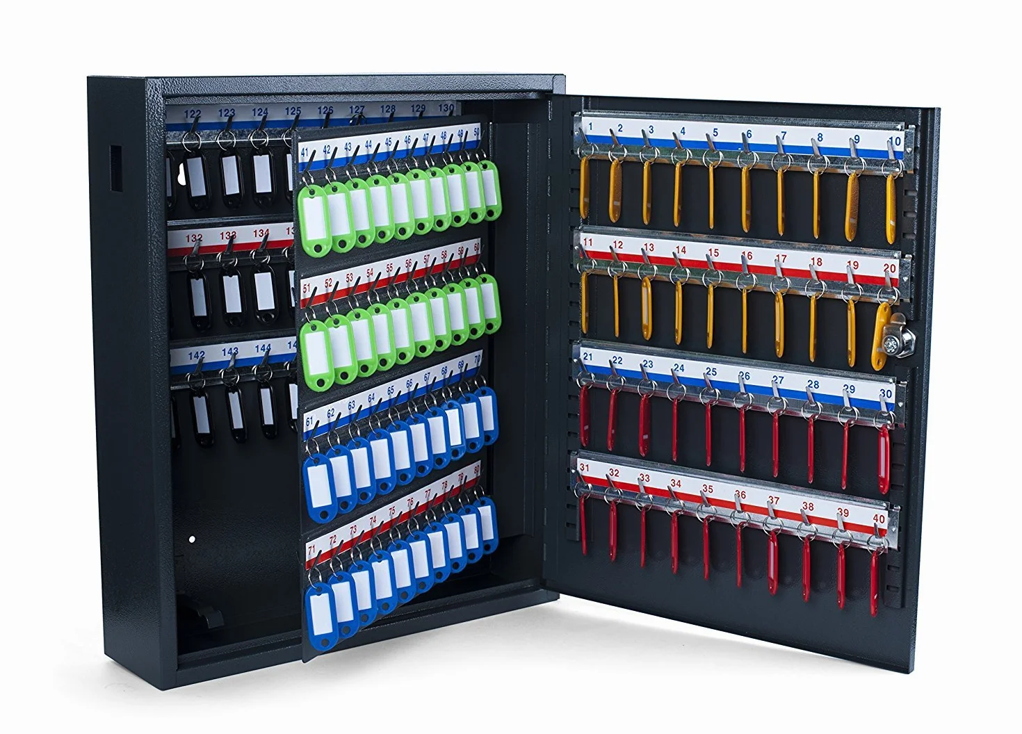 Pavo 8047215 - Caja para Llaves de Alta Seguridad (Capacidad para hasta 150 Unidades) Gris