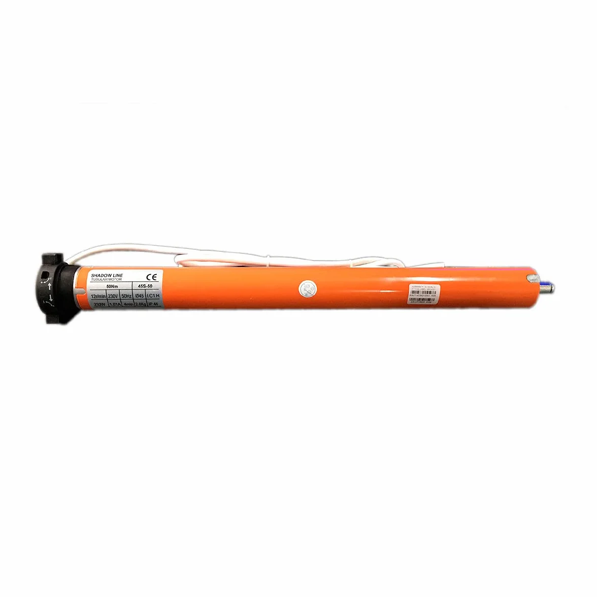 Motor Tubular Mecánico para toldos y persianas 45mm 20Nm 35Kg 17Rpm. Soporte de obra o de compacto, (especifíquelo junto al adaptador). Compruebe adaptador en fotografía adaptadores.