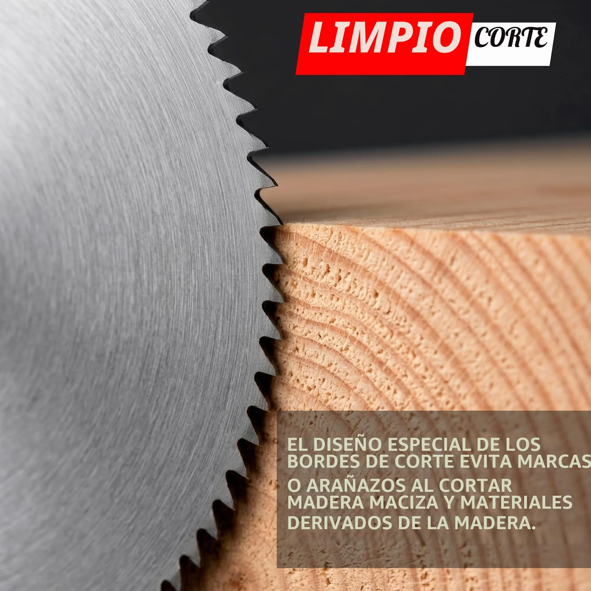 GRAFF Hoja de Sierra Profesional - Hoja de Sierra Circular de 115 mm para Madera, Madera Contrachapada, Plástico, Laminado, Paneles de yeso - Disco Sierra Circular Superfino de 2 mm