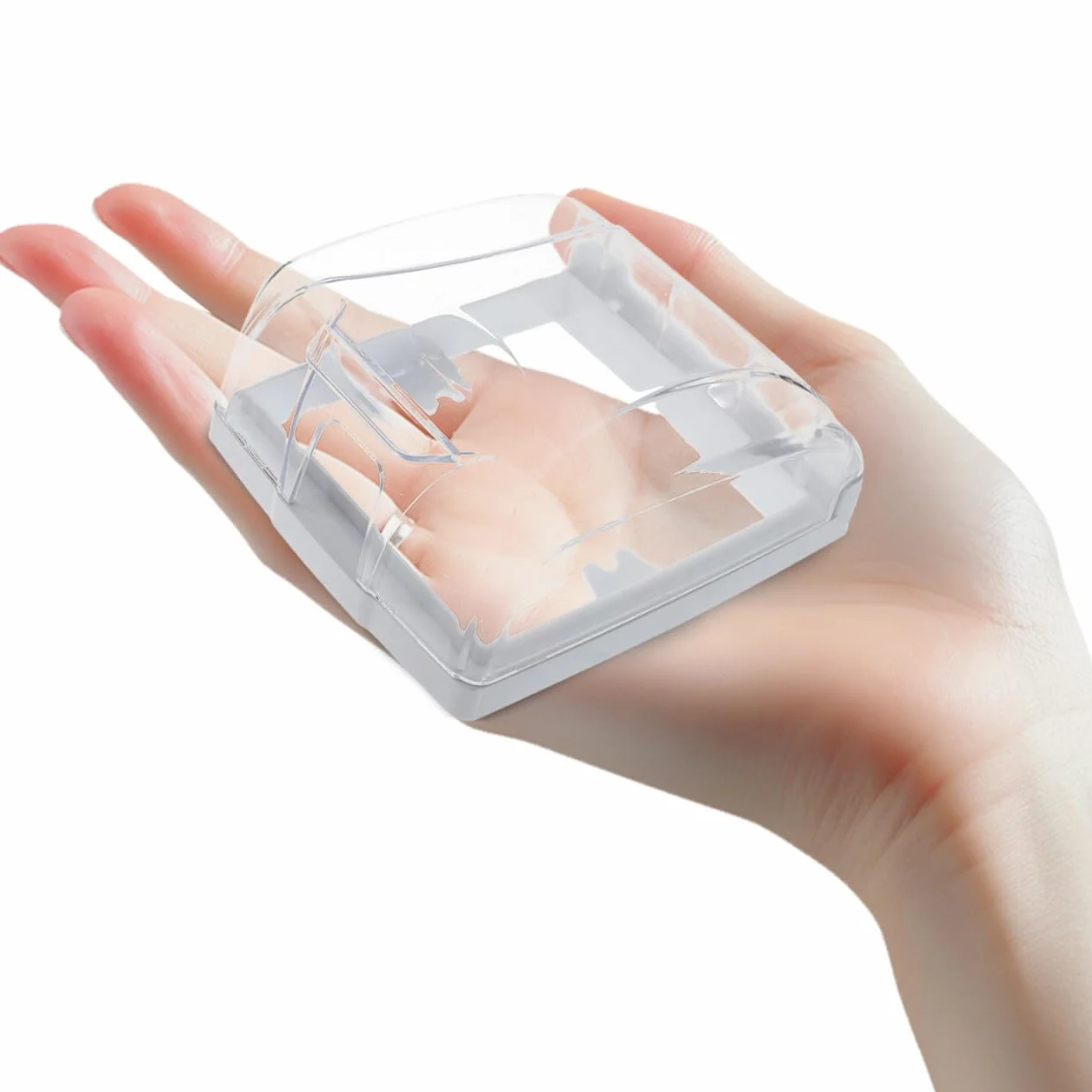 HOMSFOU Cubierta Transparente para Timbre Exterior, Resistente a la Lluvia, Compatible con Controles de Acceso