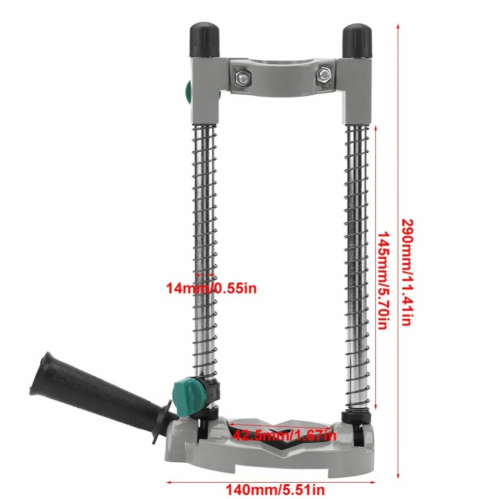 Ángulo Ajustable Soporte de Perforadora y Guía de Posicionamiento para Taladro Eléctrico