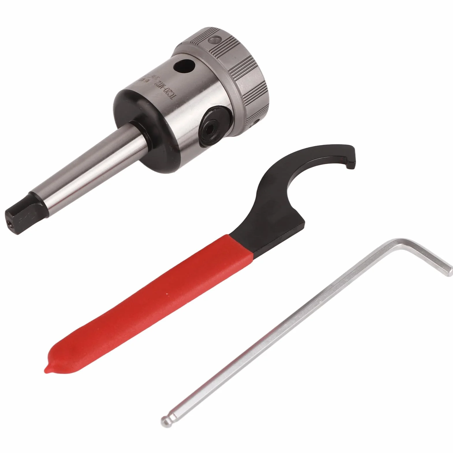 Portamachos de taladro con cortador anular, accesorio de portabrocas para M5 - M20, TC20 - MT2, herramienta de portamachos con precisión de 0,03 mm, compatible con perforadoras,