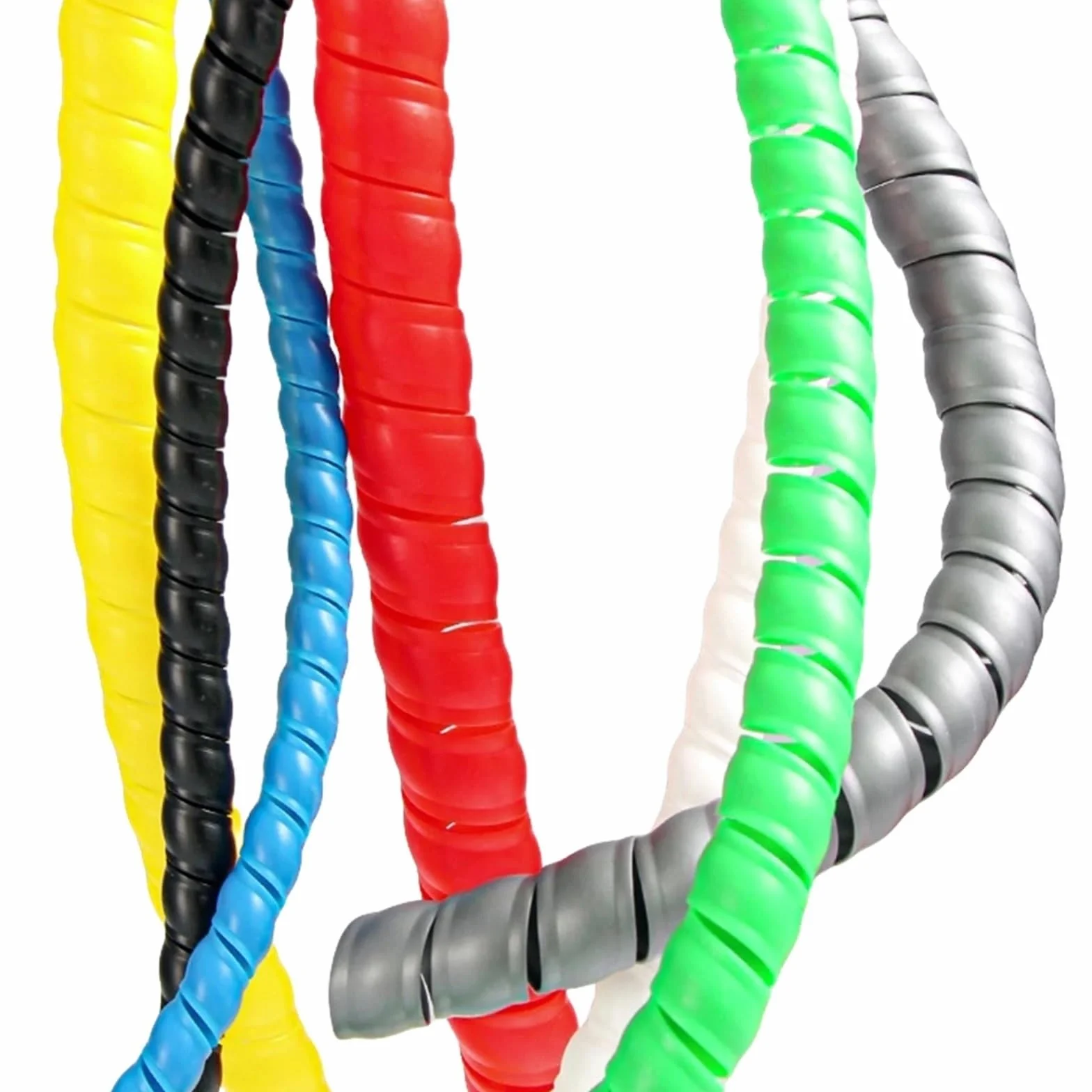 Protector de Manguera hidráulica Flexible de 5 Metros con Espiral for tuberías de Aceite Herramientas(Blue,ID 30mm)
