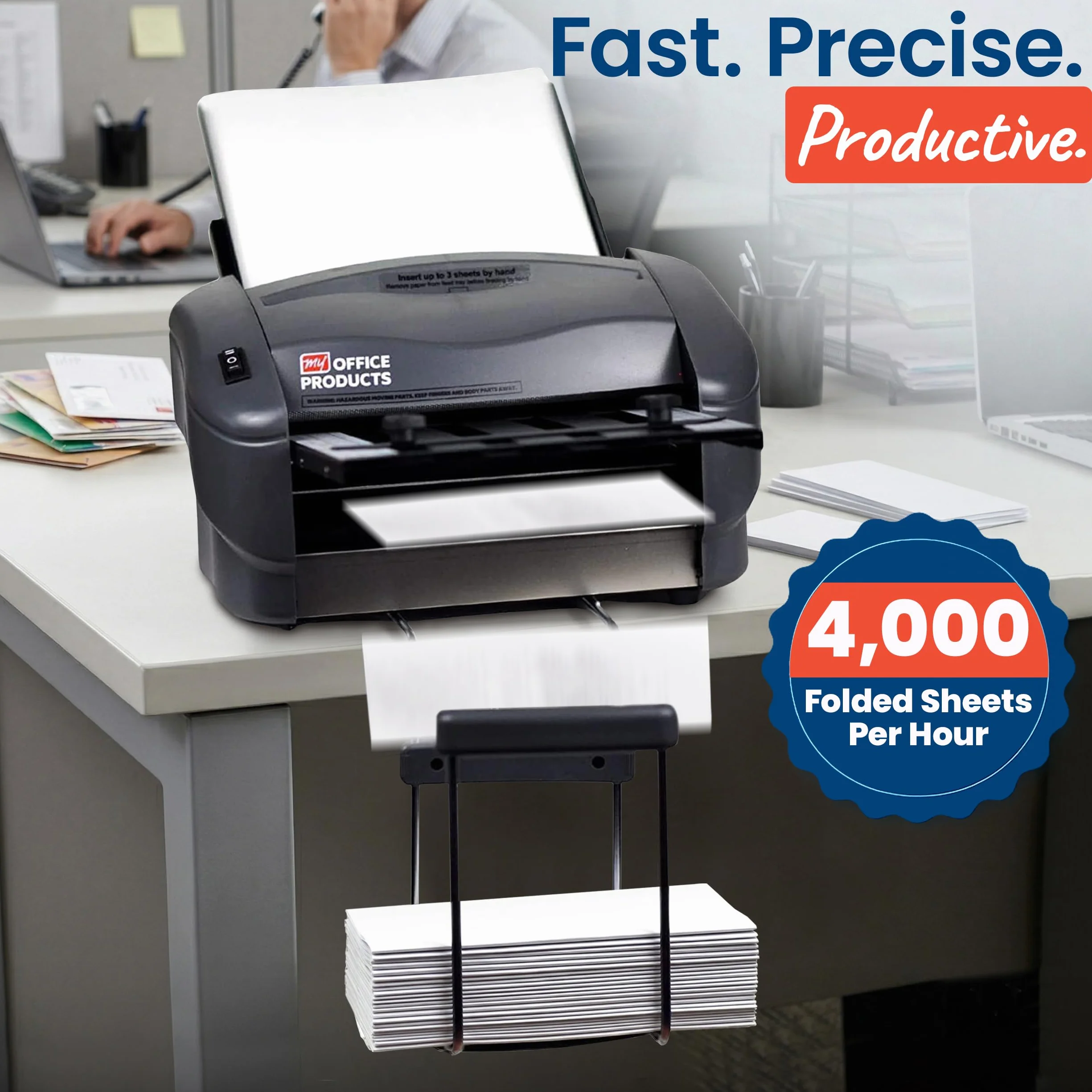Martin Yale P7500 Plegadora de Papel Automática 4000 Hojas/hora Pliegues Carta