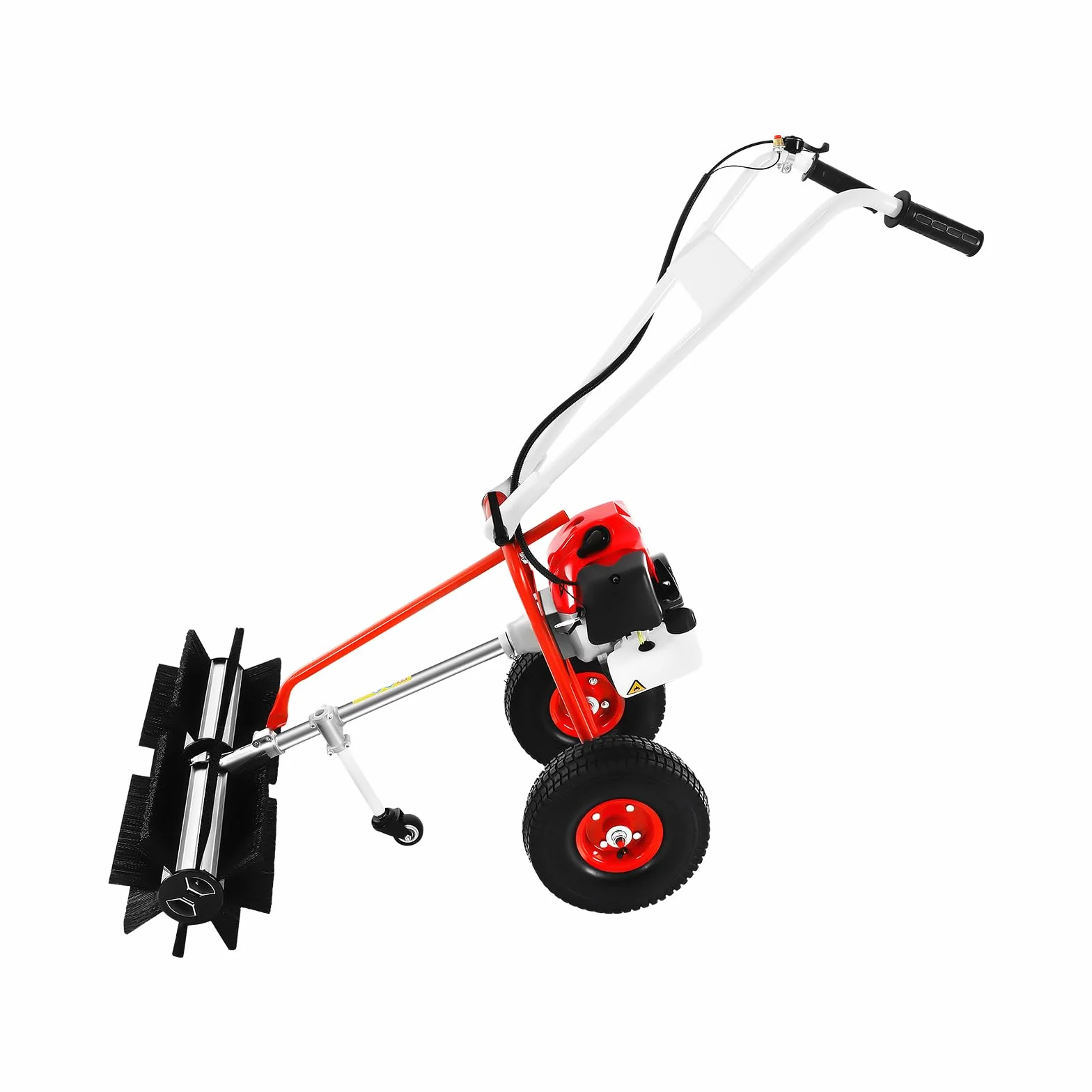 43CC Gasoline Lawn Sweeper, cepillo para césped artificial, barredora manual, escoba motor de gasolina, escoba de motor, barredora, removedor de nieve, recogedor de nieve