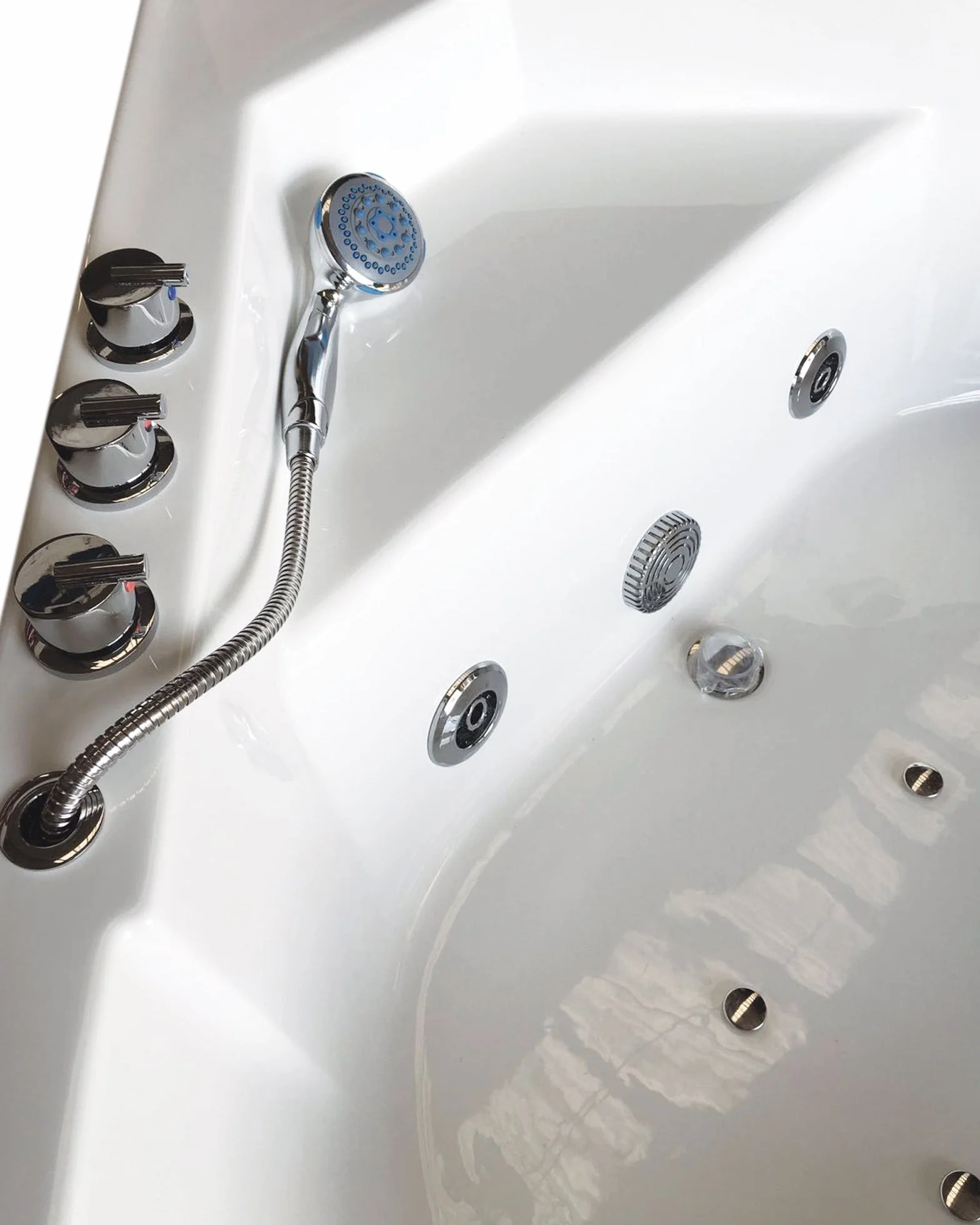 Bañera hidromasaje 150x150 Bañera de Esquina SPA hidromasaje SPA Ibiza para 2 Nueva 150 x 150!