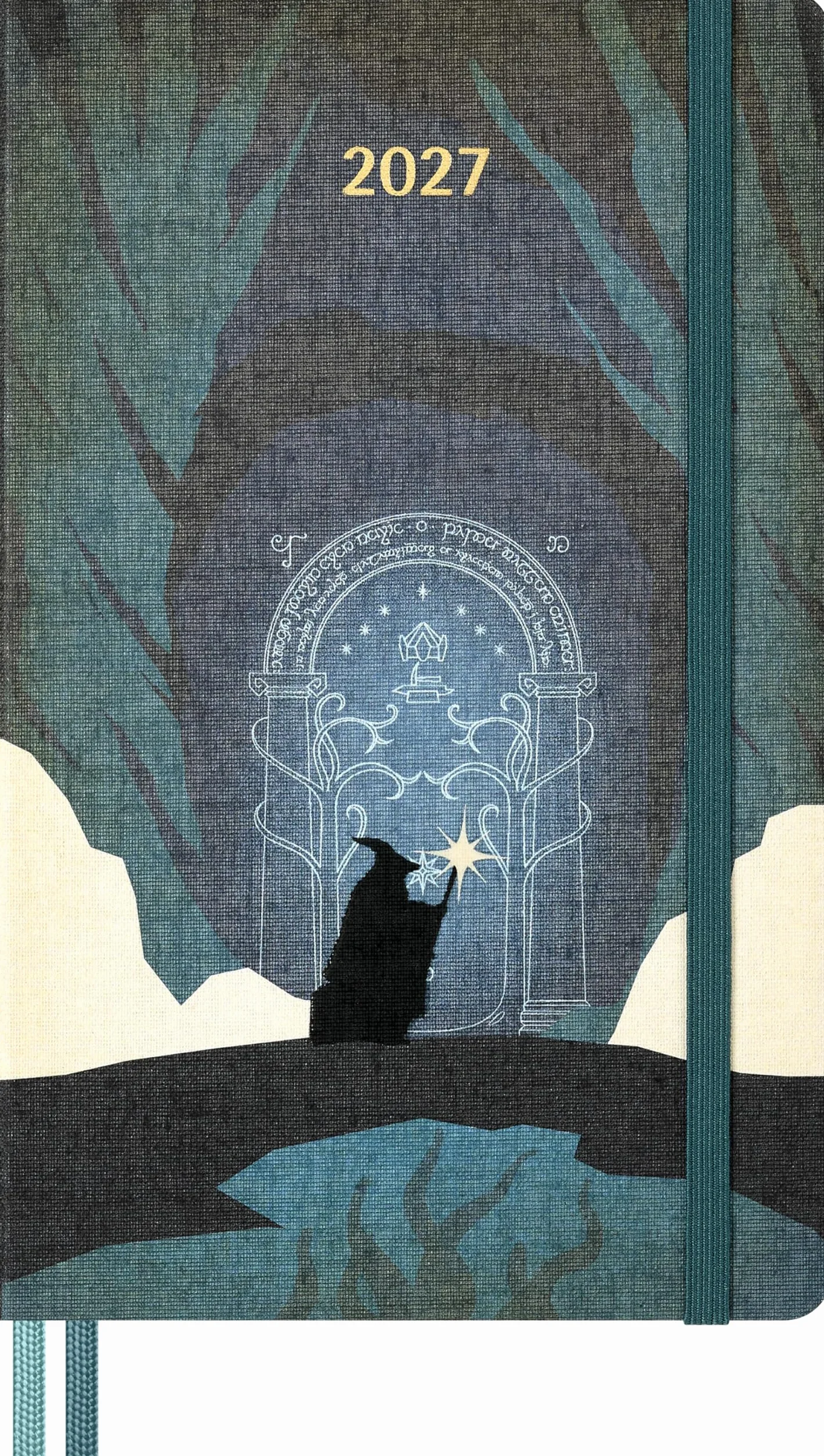 Moleskine Agenda Semanal 12 Meses 2027 El Señor de los Anillos Gandalf Tapa Dura Cierre Elástico 13x21 cm