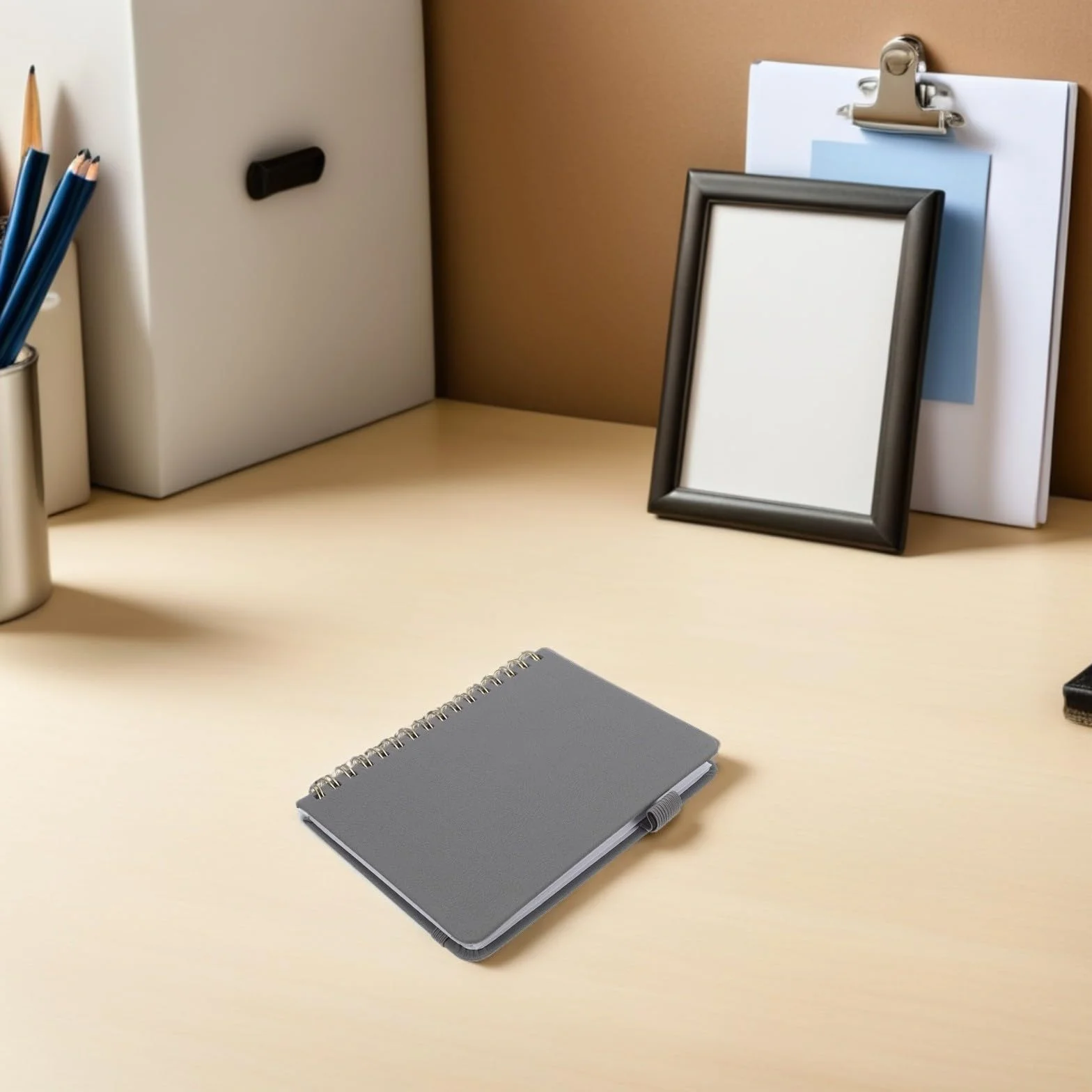 VILLCASE Libreta de Direcciones A6 y Soporte para Bolígrafo con Pestañas Alfabéticas Resistente y Compacta para Guardar Números y Correos Personales