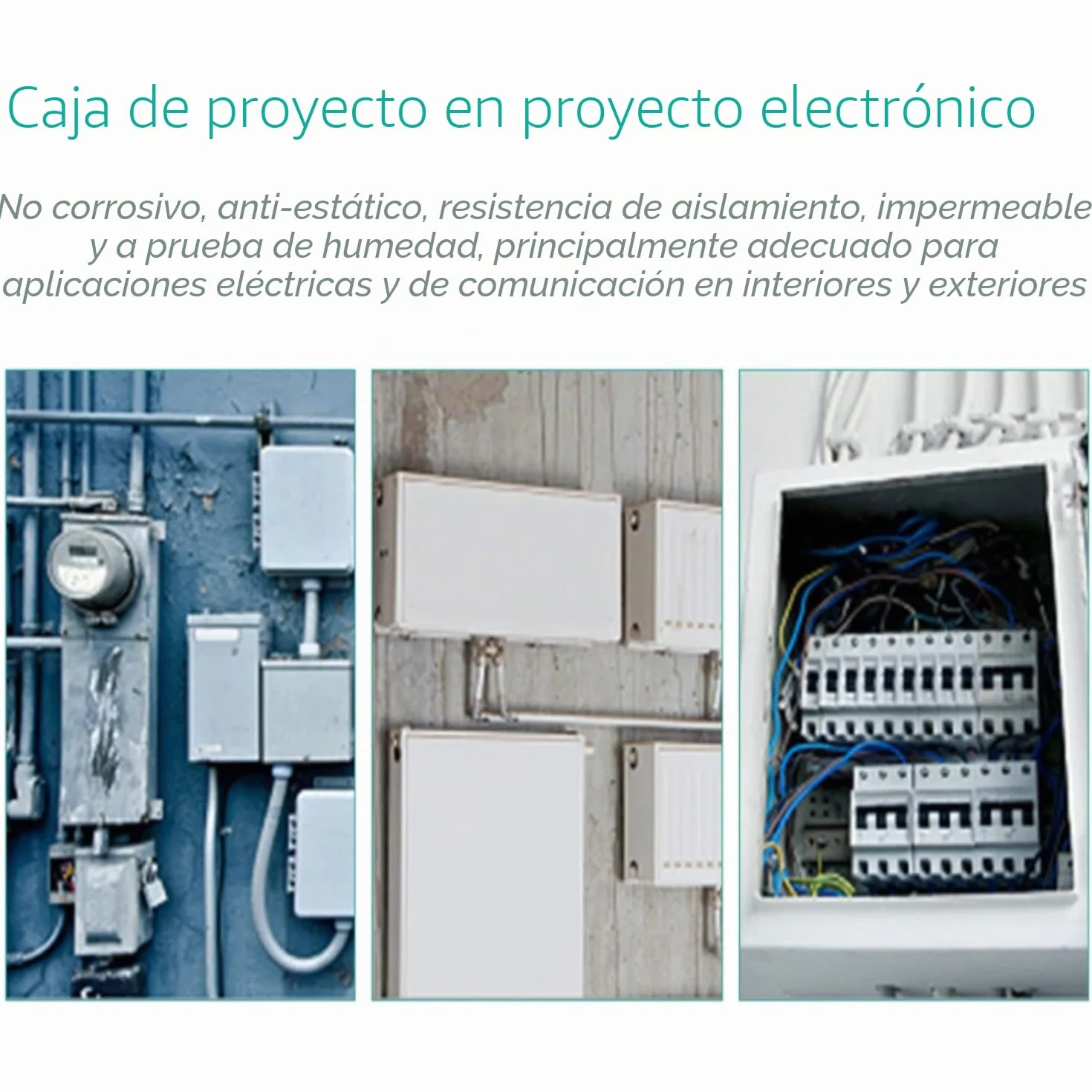 Caja Estanca ABS IP65 158 x 90 x 60mm Carcasa Proyecto Eléctrico