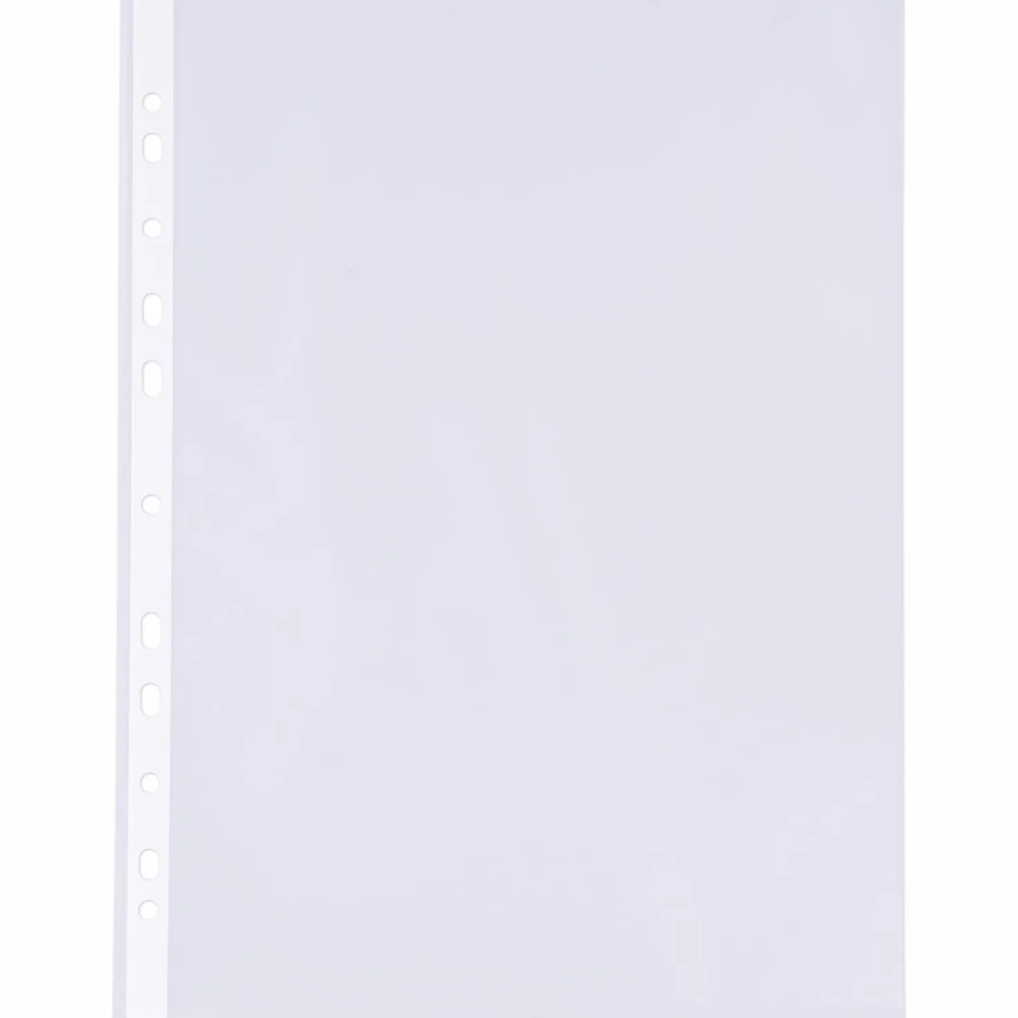 Grafoplas Pack de 100 Fundas Multitaladro A4 Polipropileno Estándar Transparente