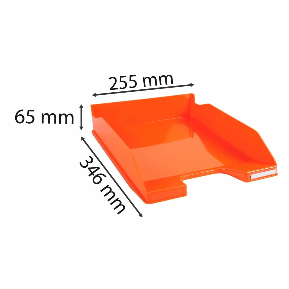 Exacompta Iderama Bandeja de correo naranja glossy