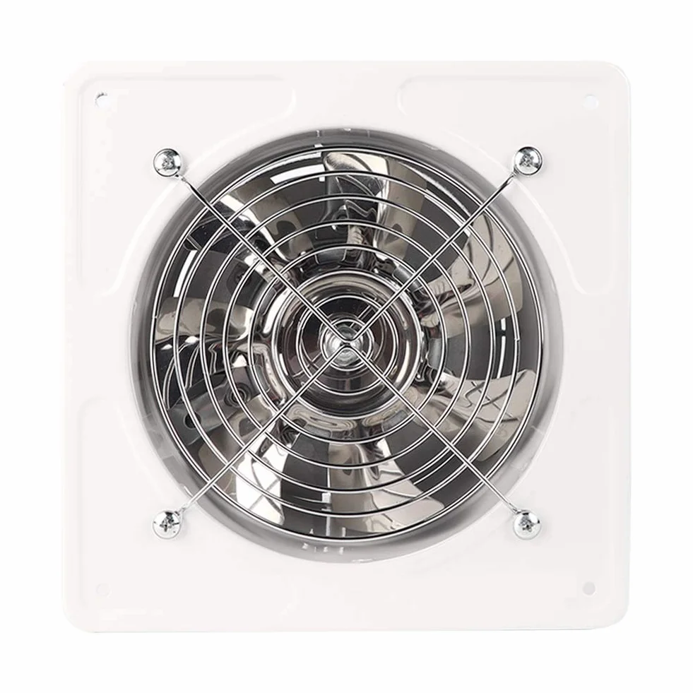 Tyenaza Ventilador Axial de 40W, Ventilador Extractor de Aire Silencioso, 150 mm Extractor Ventilador Extractor de Aire, para Techo y Pared, para Hogar BañO Cocina Garaje VentilacióN(Blanco Crema)