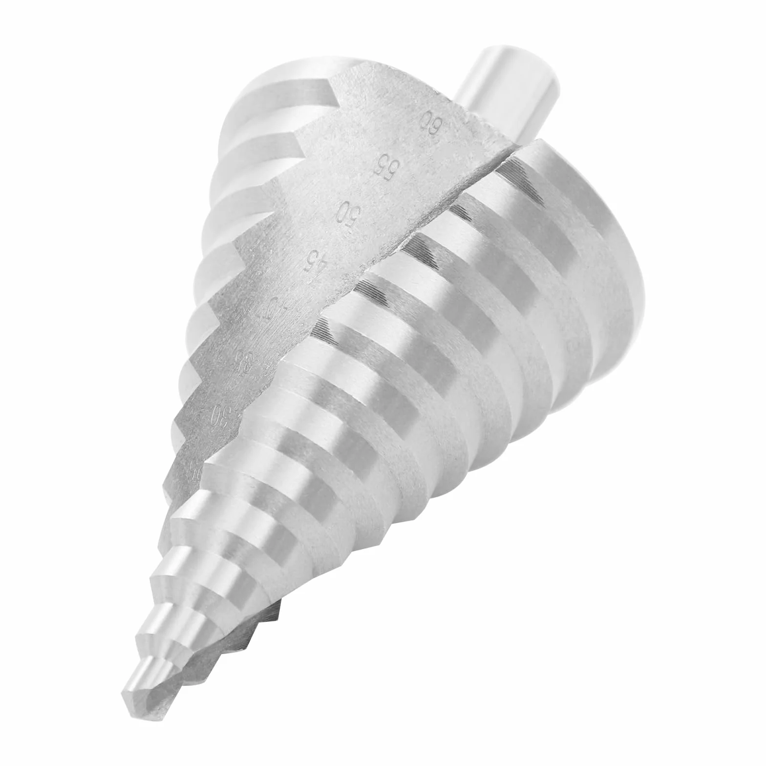 Broca escalonada de 6 a 60 mm de diámetro, broca cónica de precisión (vástago de 11,5 mm), juego de brocas escalonadas de metal para metal, madera y plástico