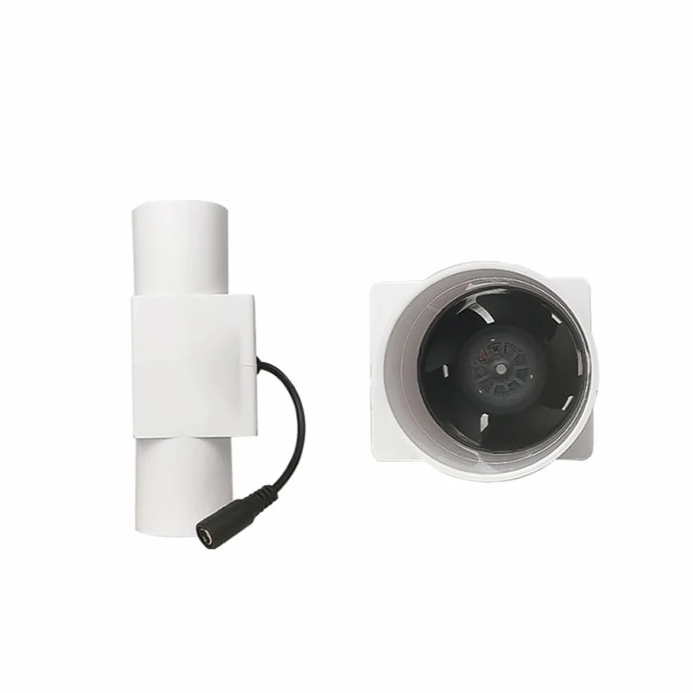 Ventilador de ventilación en línea de 12 V CC sin escobillas para escape de baño, silencioso 53 dB, ventilador de circulación de aire HVAC de bajo ruido, ventilador de escape de 2 pulgadas