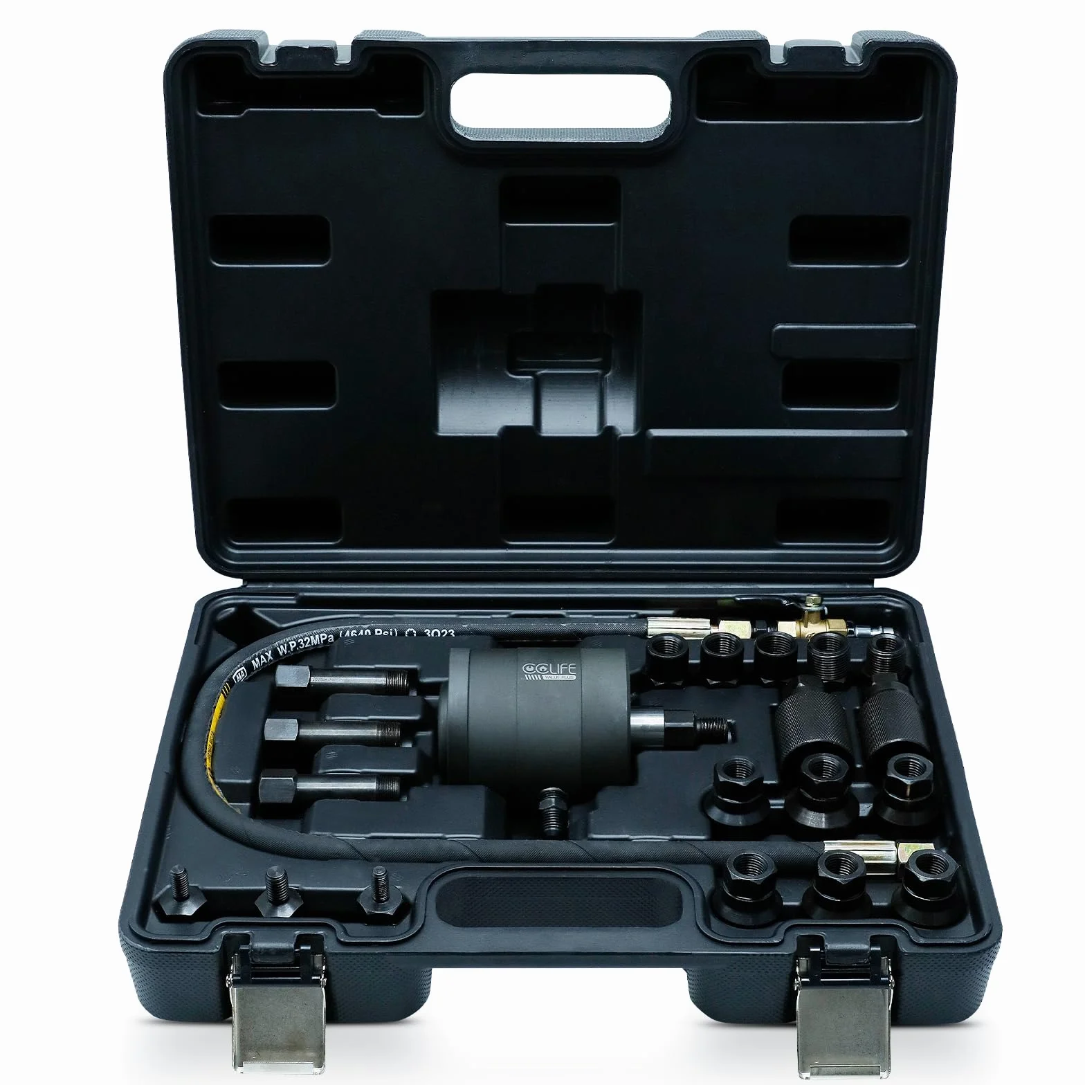 CCLIFE 21 Piezas Extractor de inyector neumático Extractor de inyectores Diesel con Adaptador