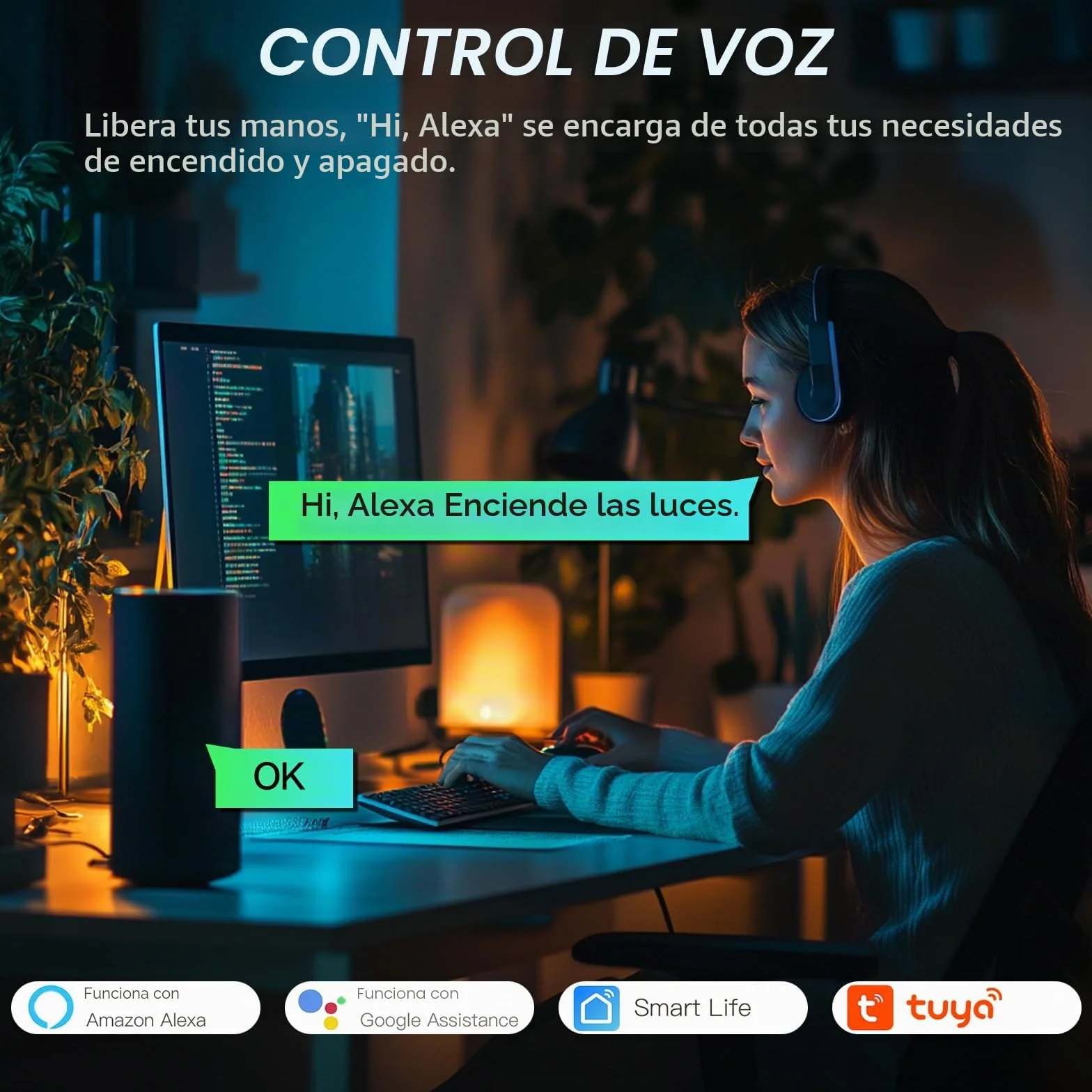 BSEED Interruptor de Pared WiFi,Interruptor Inteligente 1 Gang 1 Vía con Pantalla Táctil Blanco,Compatible con Alexa, Google Home, Control de APP y Función de Temporizador【Se necesita Neutro】