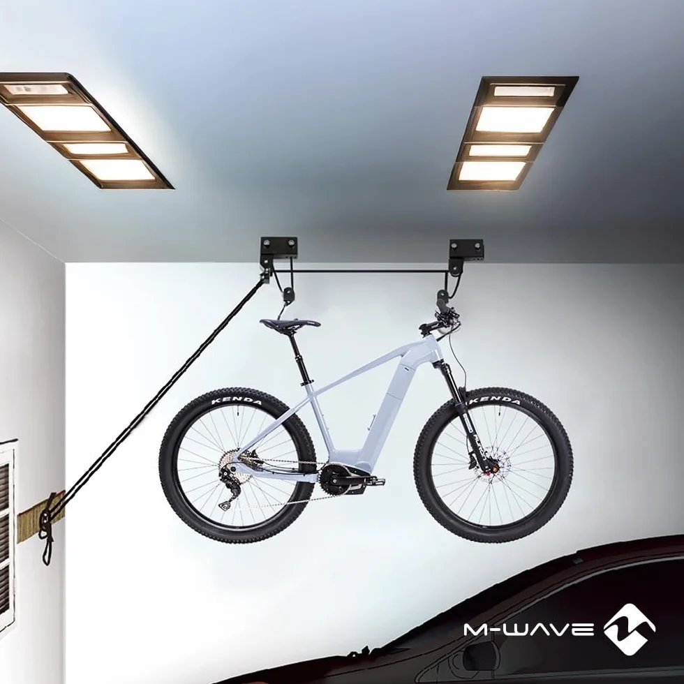 M-Wave Bike Lift Strong - Elevador para Bicicleta, Color Negro