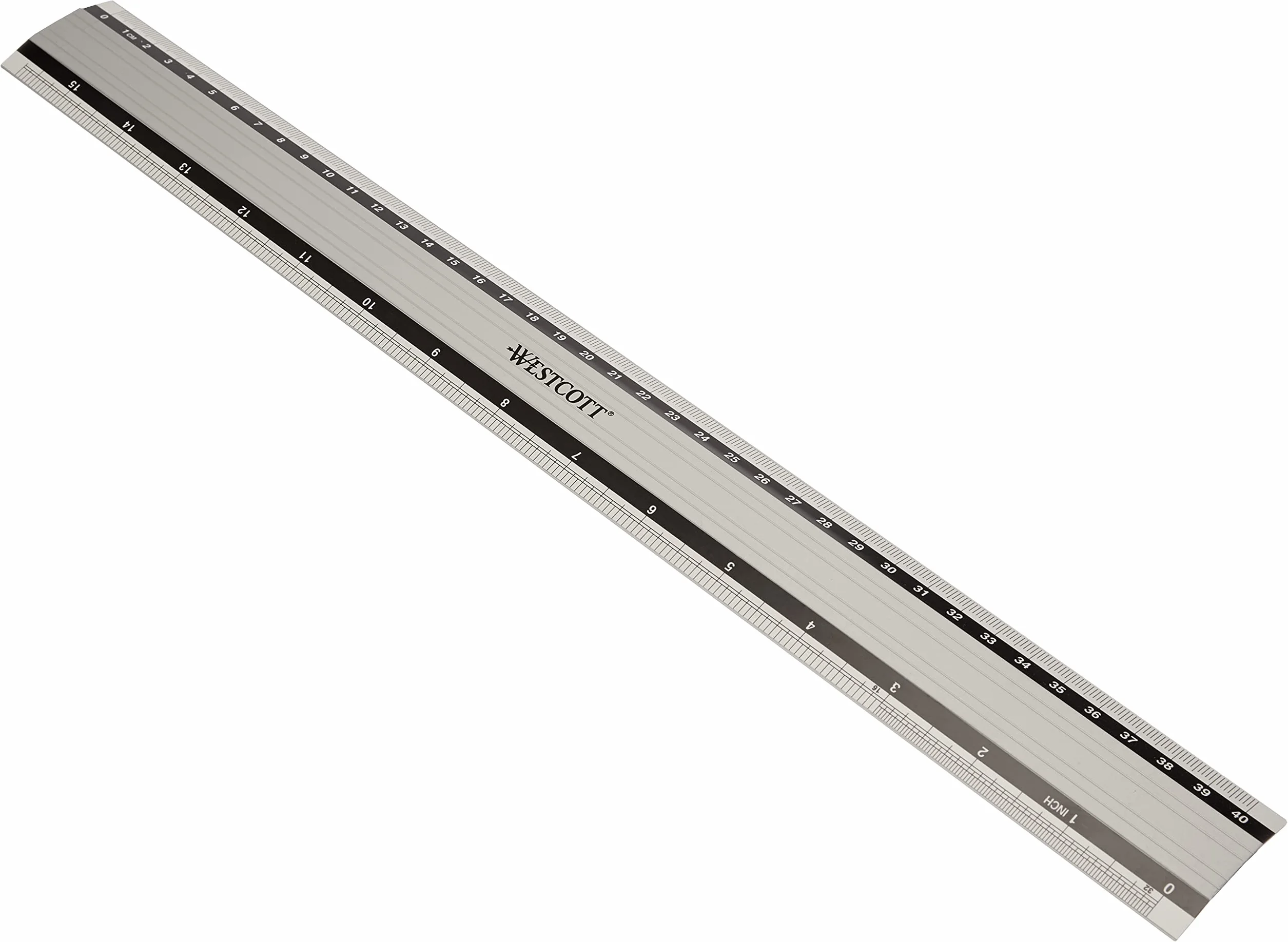 Westcott Regla de aluminio 40 cm E-10192