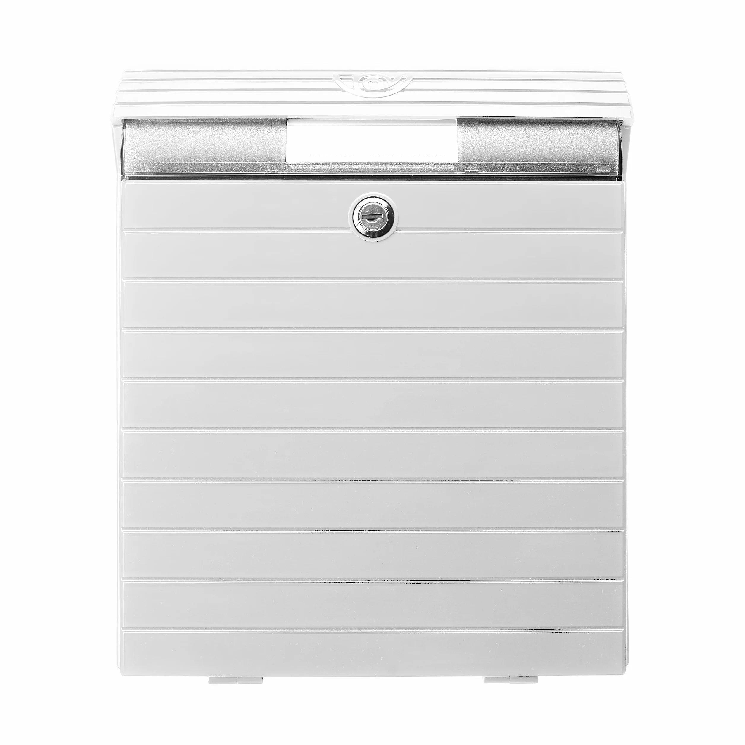 TATAY Buzón Grande de Exterior, de Plástico ABS, Muy Resistente, estanco y con Capacidad idónea para periódicos y revistas, Color Blanco, Medidas 30.5 x 12.8 x 38.8 cm